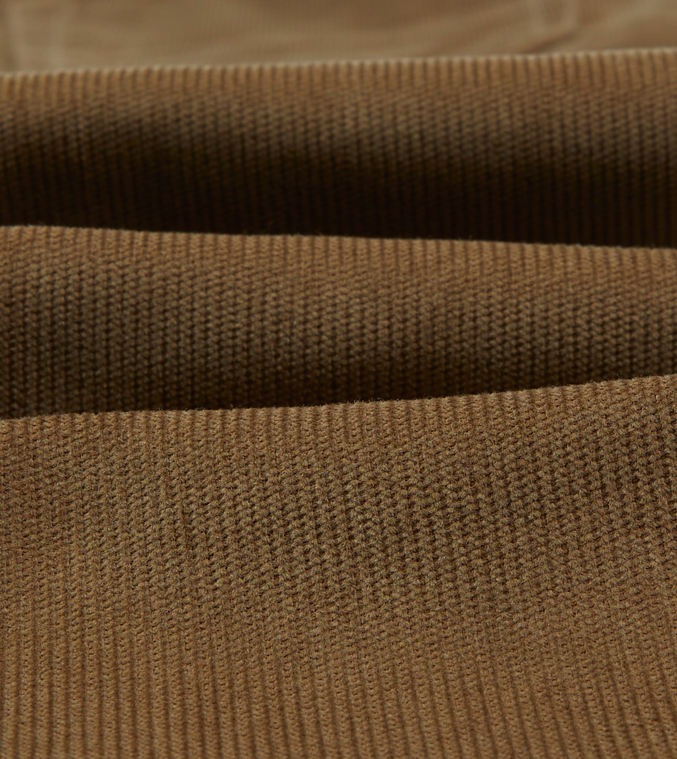 Tan Japanese Selvedge Needlecord Five-Pocket Trousers