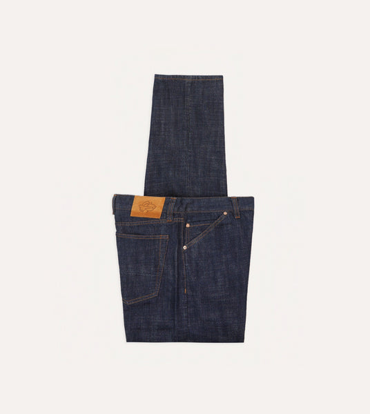 【deres 】first denim pants indigo size0 DR2A6A22135-01200-1_501e299e-