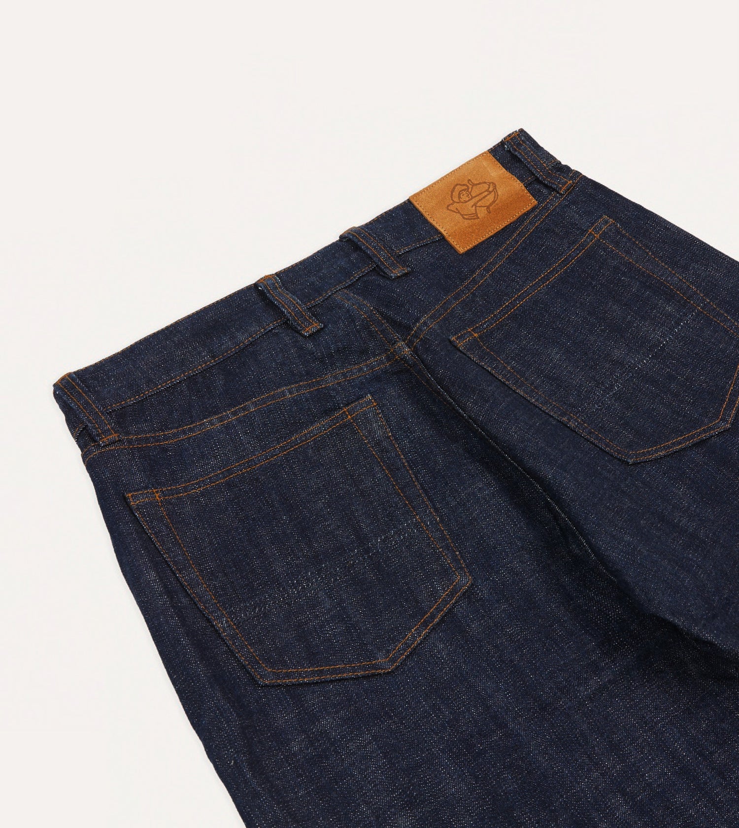 Indigo Rinse 15.5oz Japanese Selvedge Denim Five-Pocket Jeans