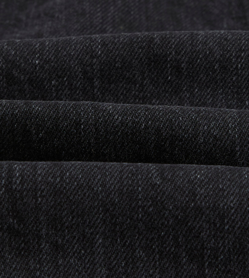 Charcoal 12.3oz Japanese Selvedge Denim Five-Pocket Jeans
