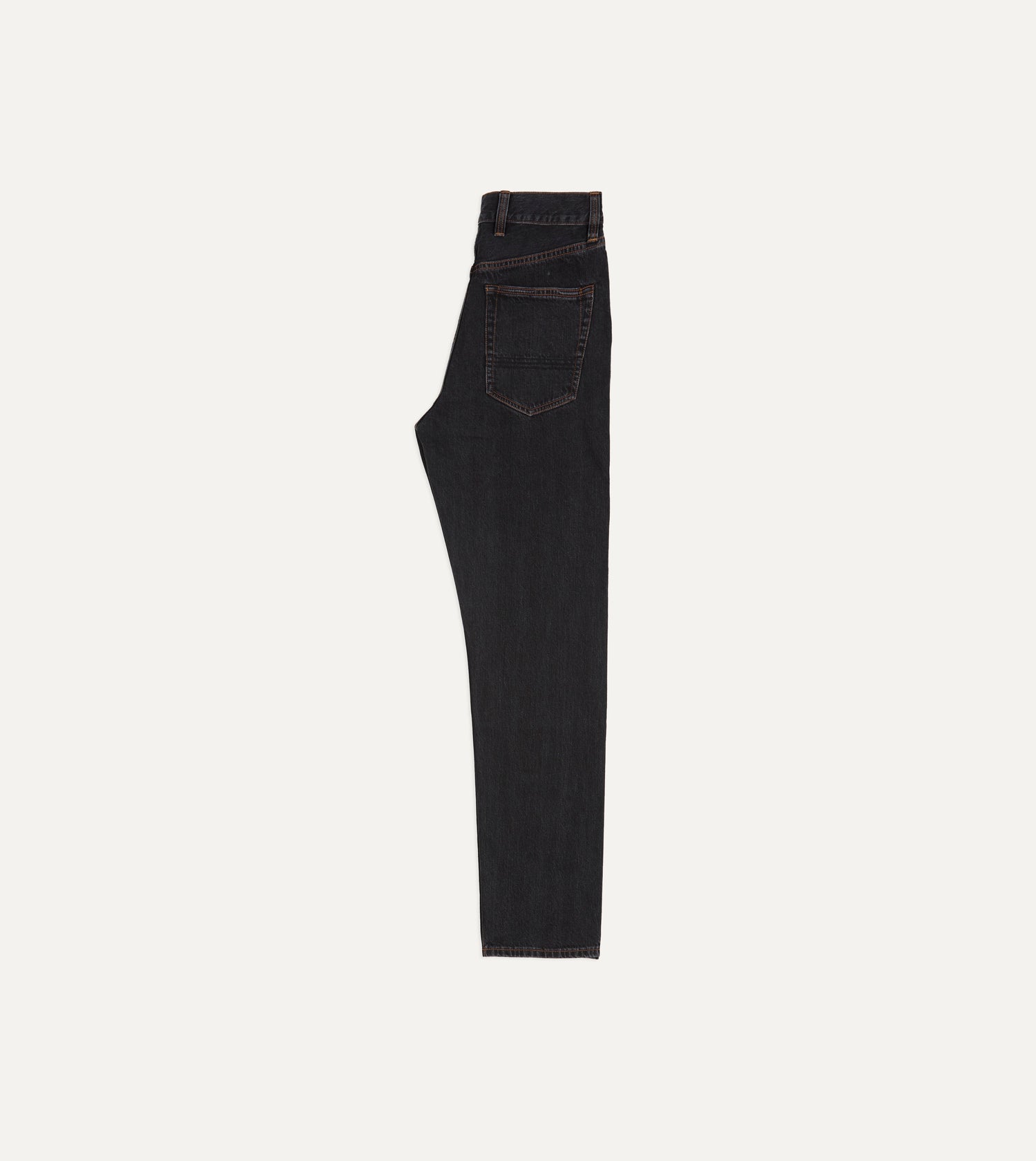 Charcoal 12.3oz Japanese Selvedge Denim Five-Pocket Jeans