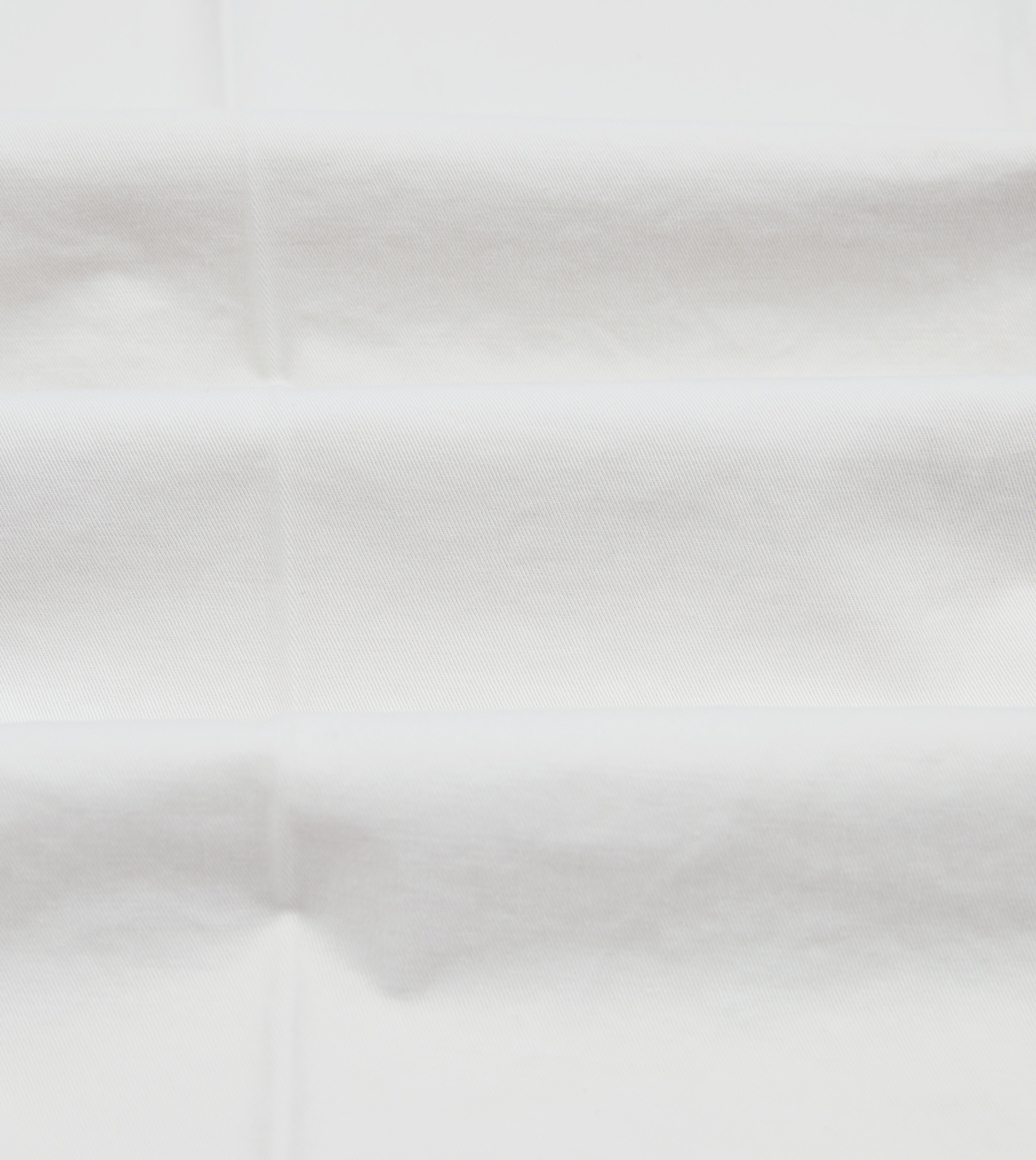 Ecru Cotton Flat Front Chino