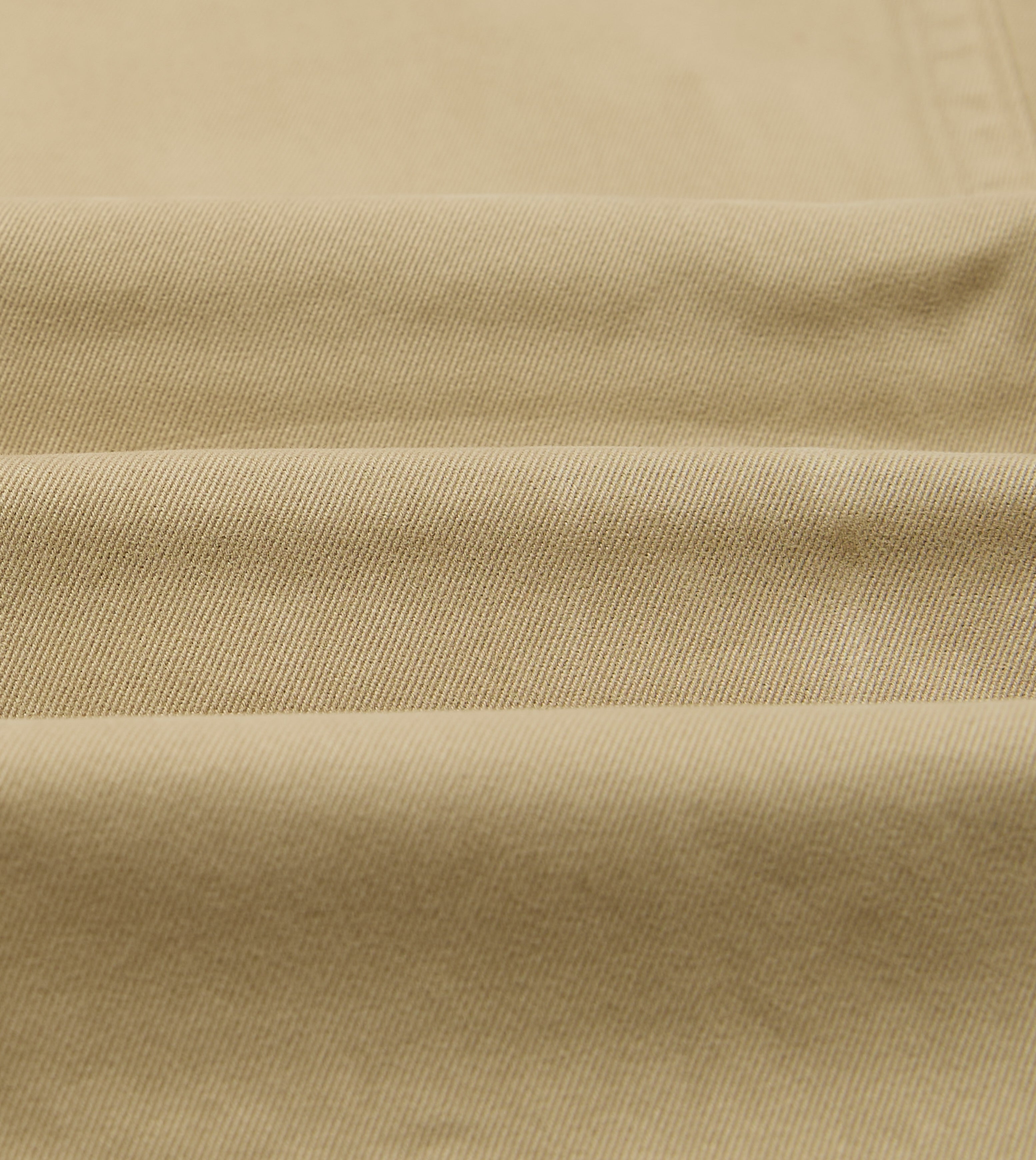 Sand Heavy Cotton Flat Front Chino