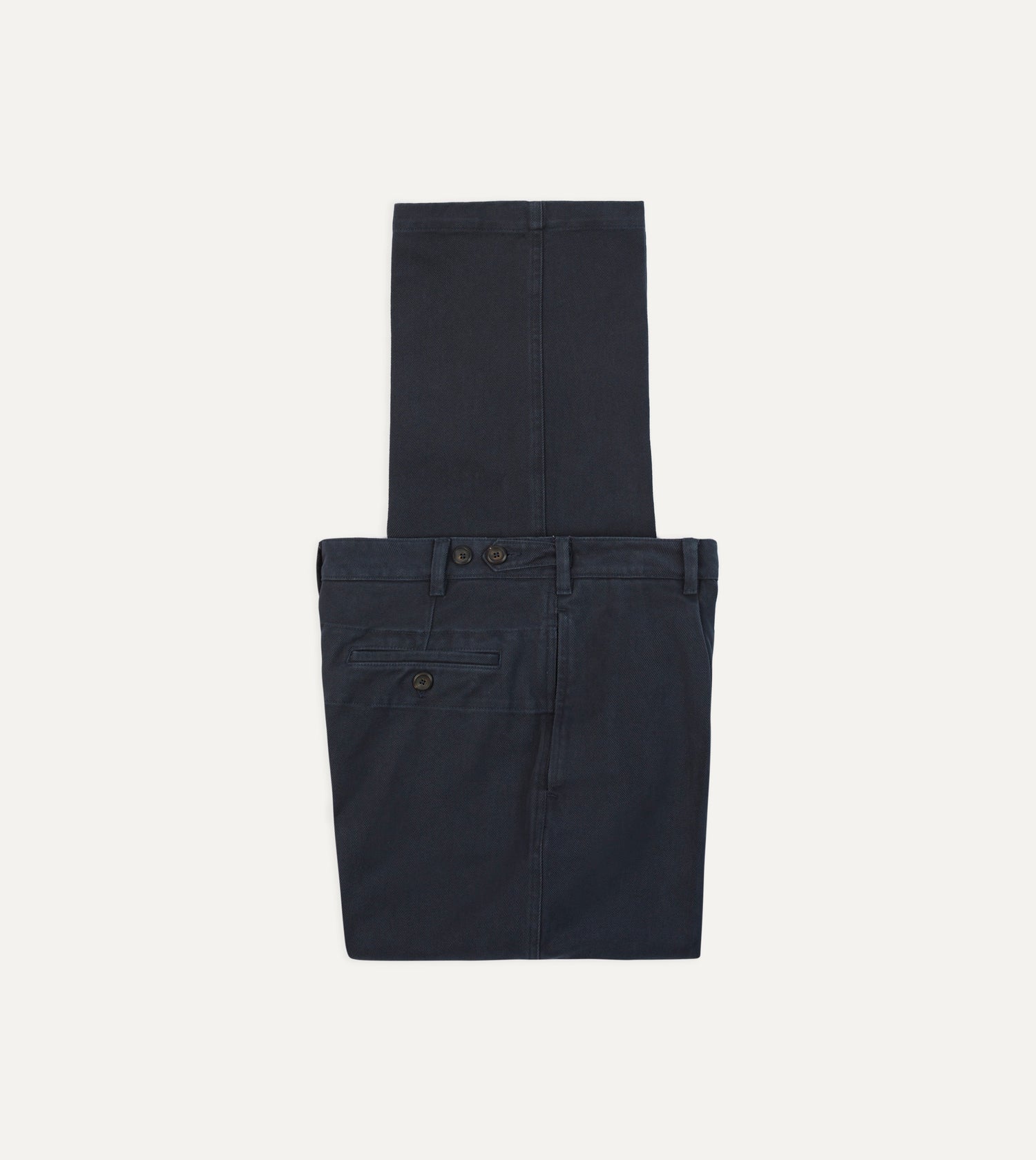 Dark Navy Heavy Cotton Twill Games Trousers