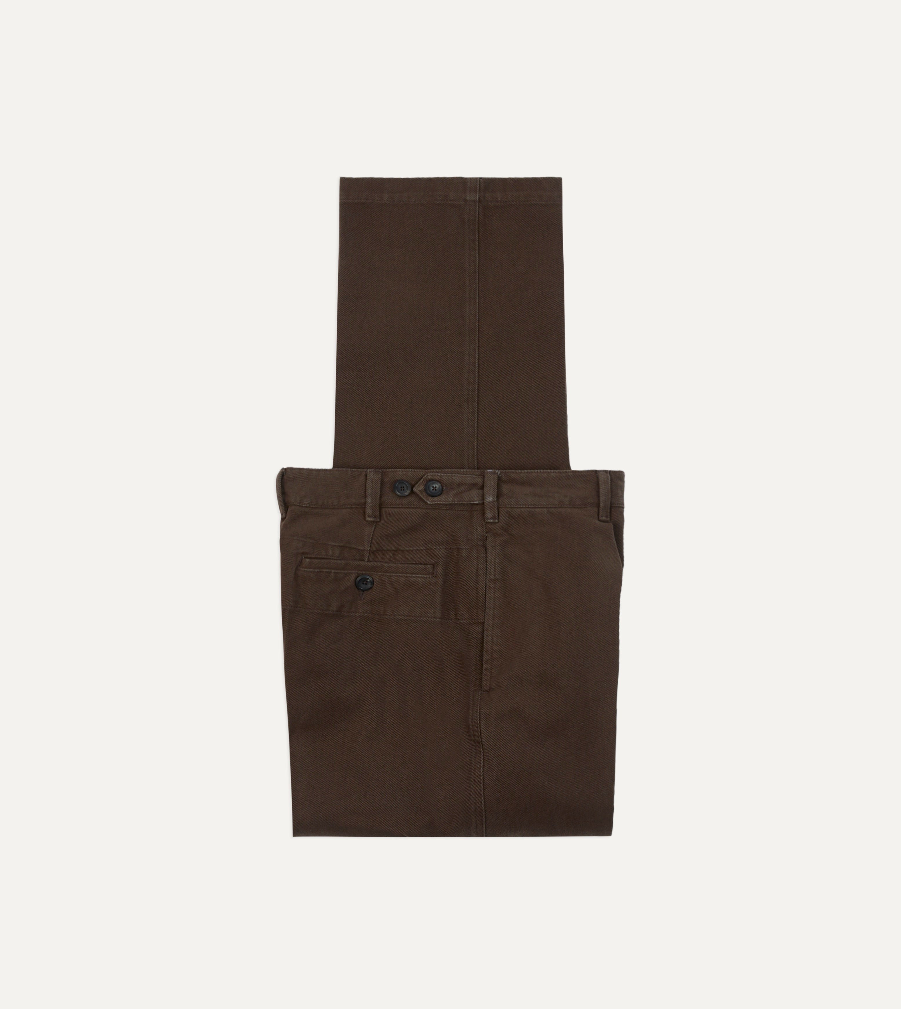Cocoa Heavy Cotton Twill Games Trousers