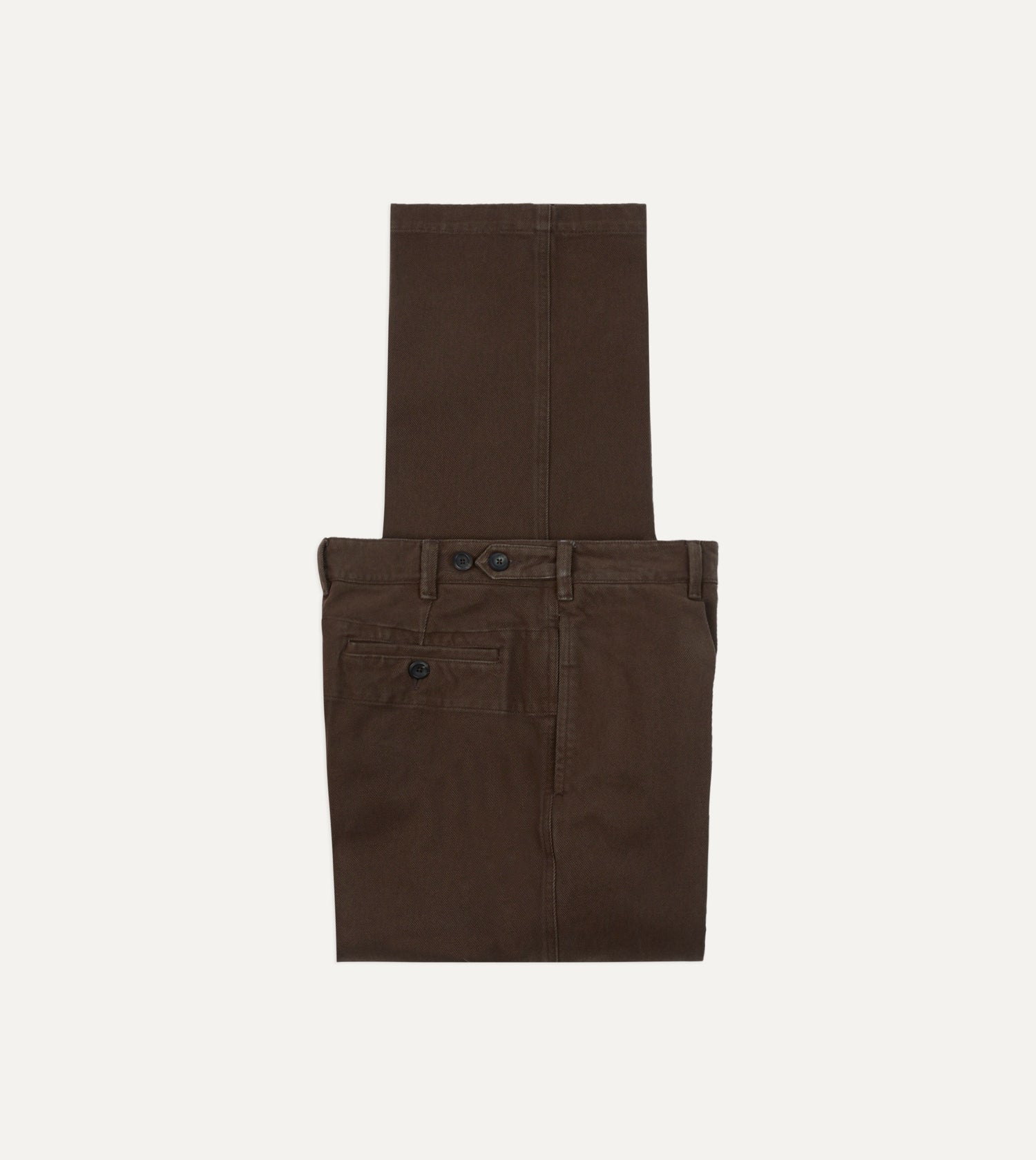 Cocoa Heavy Cotton Twill Games Trousers