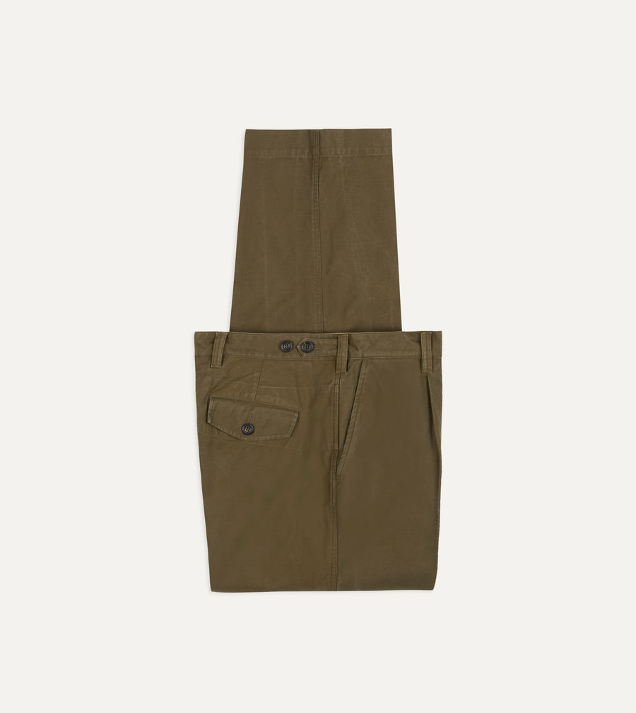 Green Cotton Travel Games Trouser