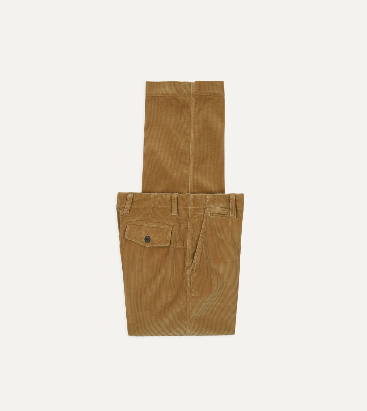 Brown Corduroy Cotton Officer’s Chino