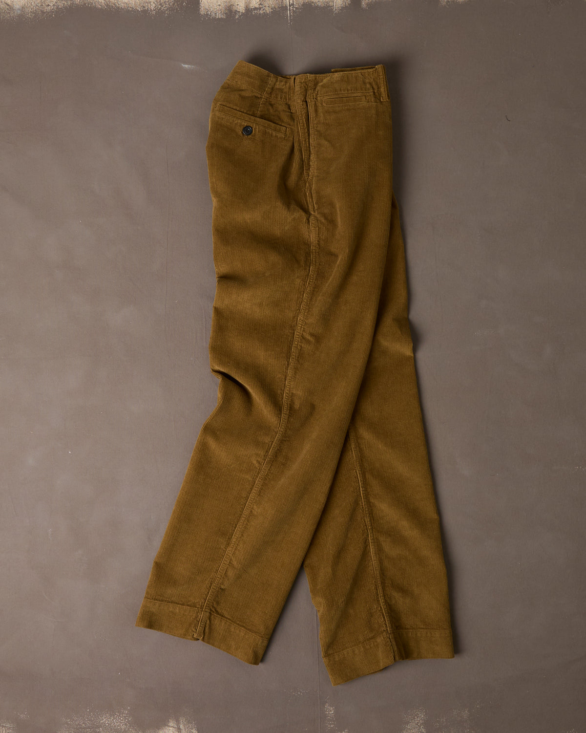 Brown Corduroy Cotton Officer’s Chino