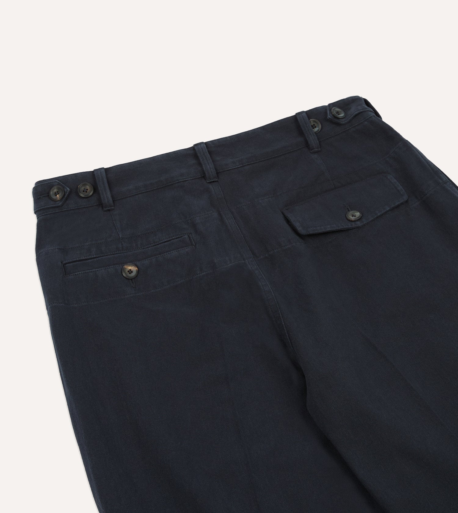 Navy Cotton Twill Field Games Trouser