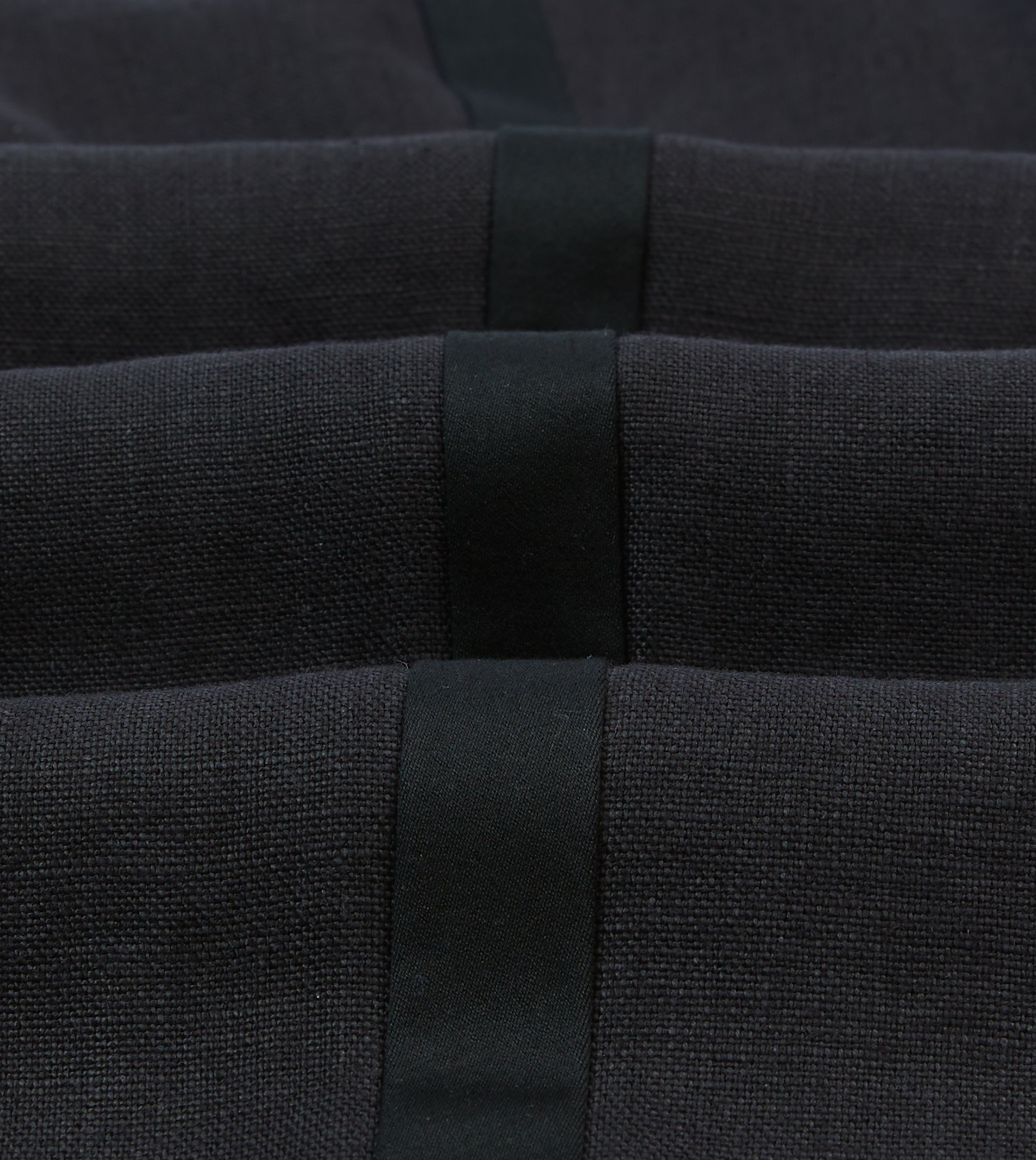 Black Linen Games Dinner Trousers
