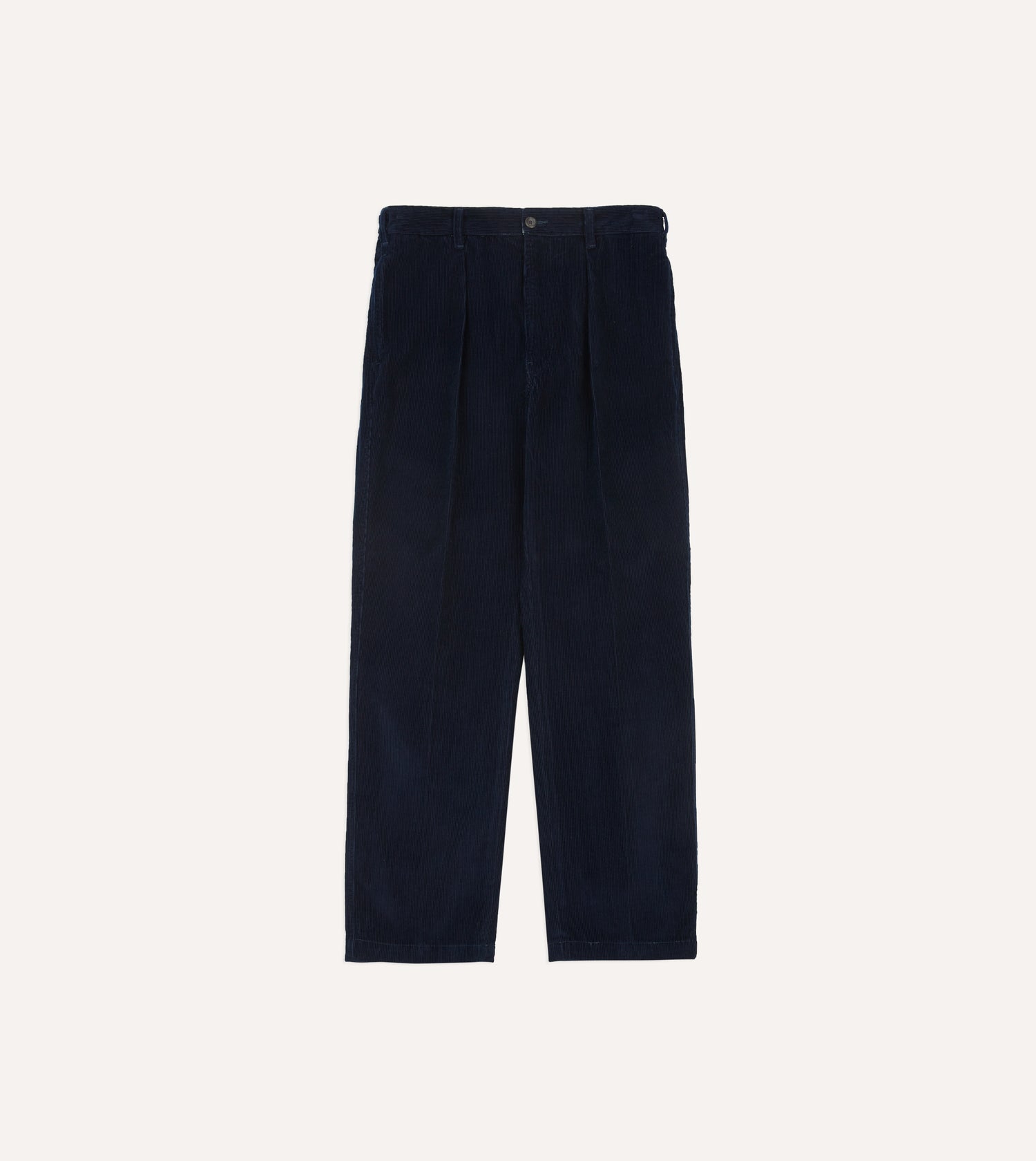 Navy Cotton Corduroy Field Games Trousers