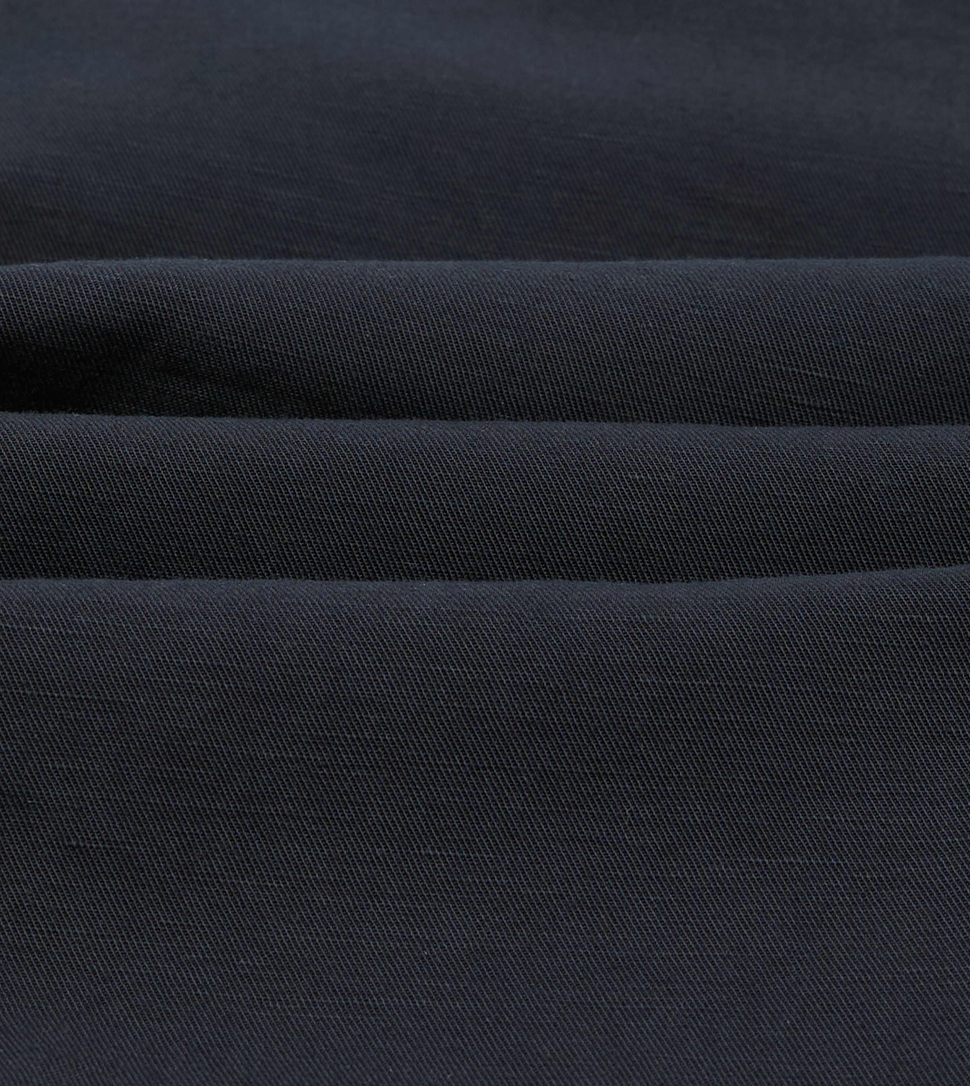 Navy Cotton-Linen Games Trouser – Drakes US