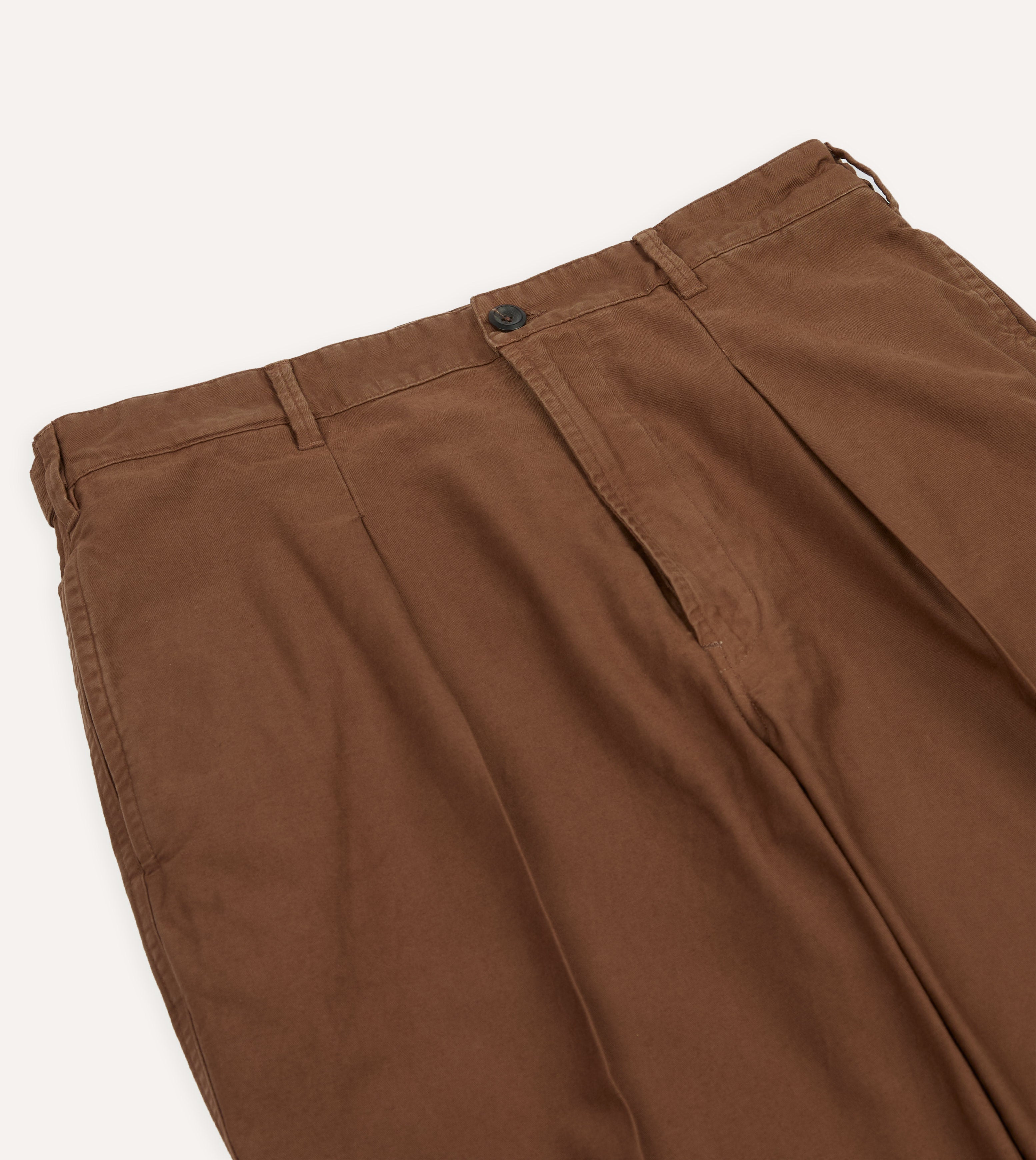 Tobacco Summer Moleskin Games Trouser – Drakes US