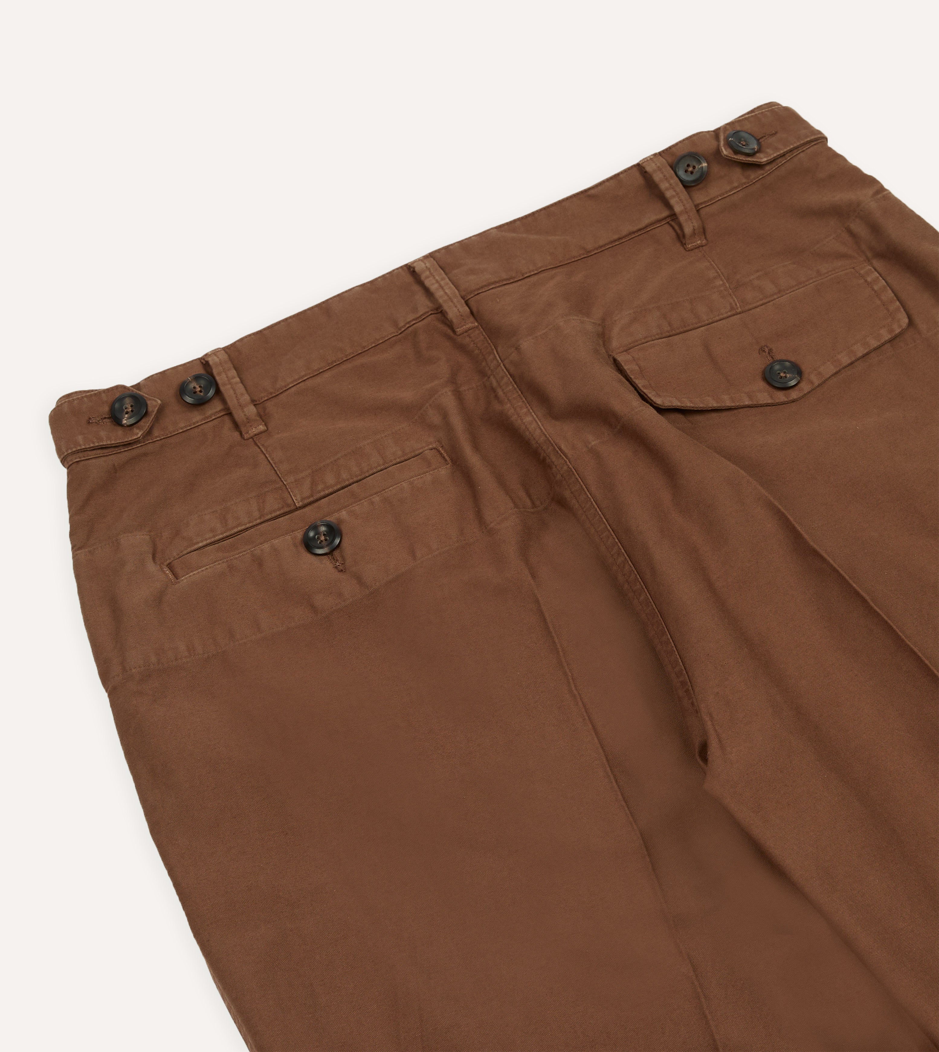 Tobacco Summer Moleskin Games Trouser – Drakes US