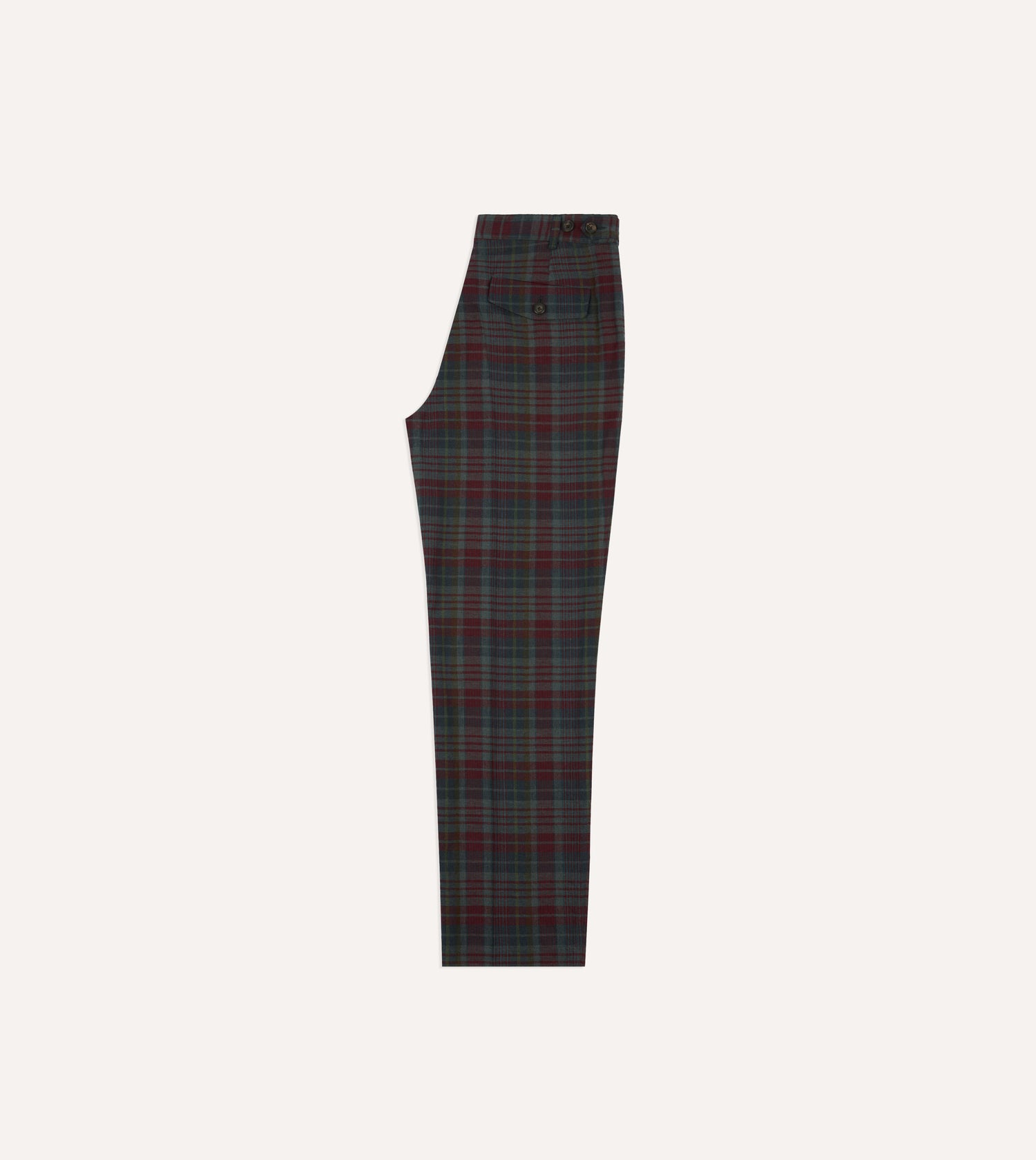 Madras Check Games Trouser