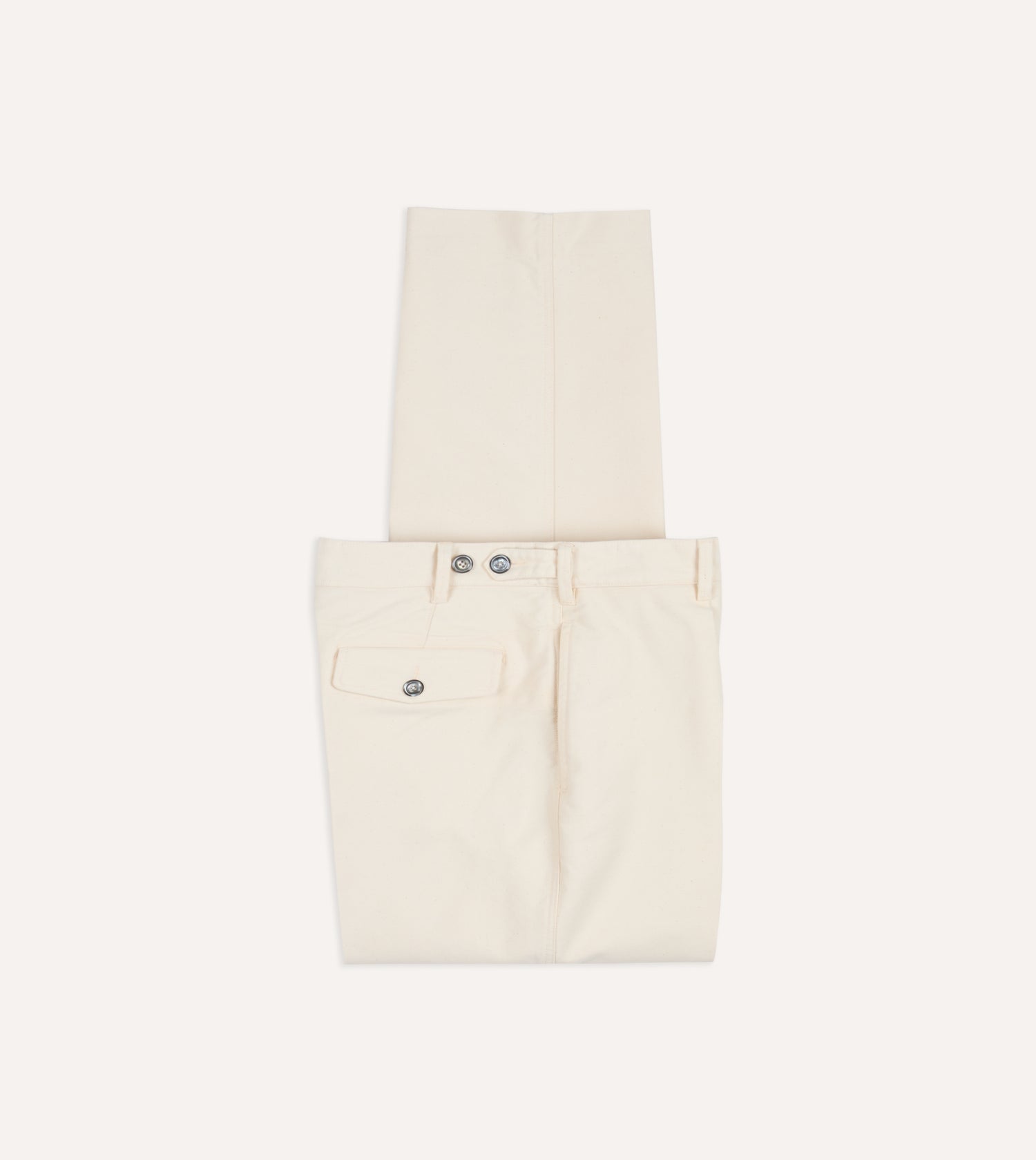 Ecru Moleskin Games Trouser