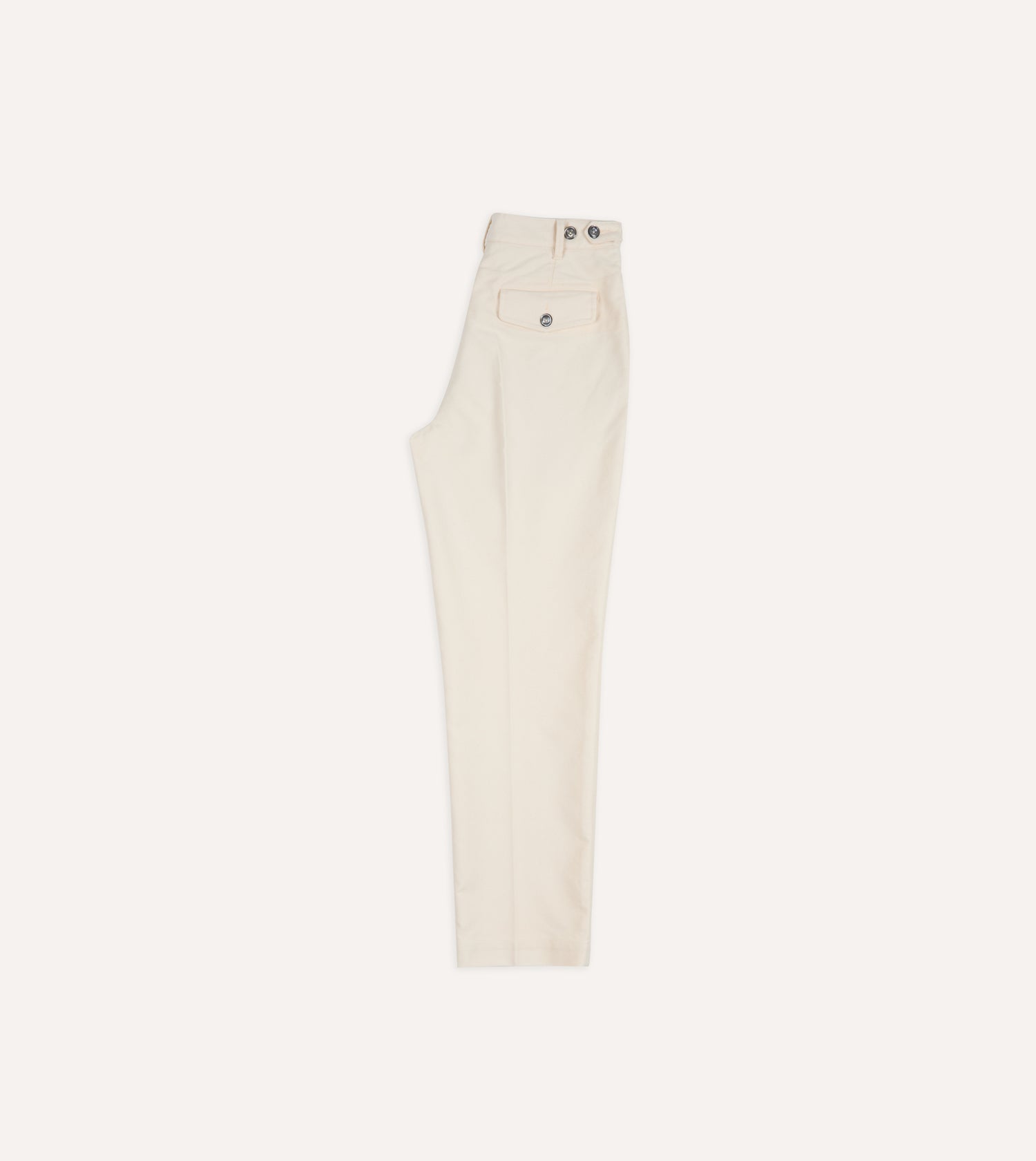 Ecru Moleskin Games Trouser