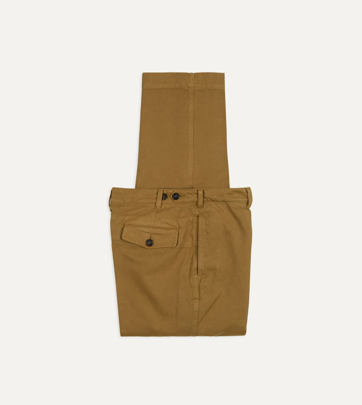 Tan Moleskin Twill Games Trousers