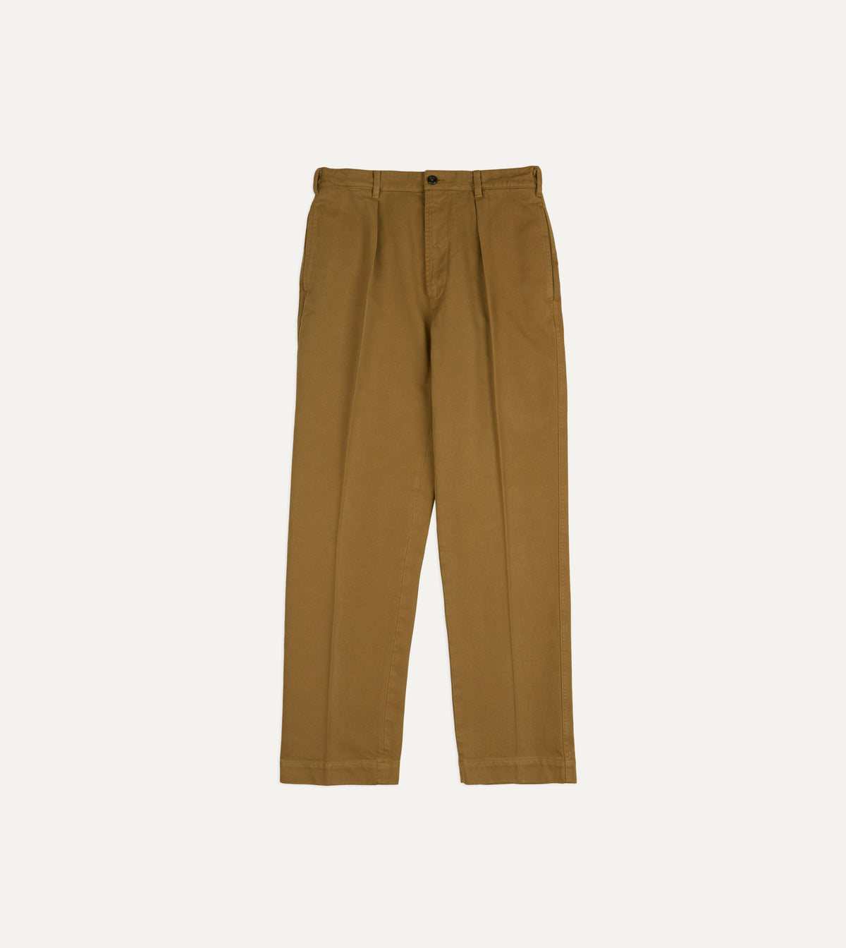 Tan Moleskin Twill Games Trousers