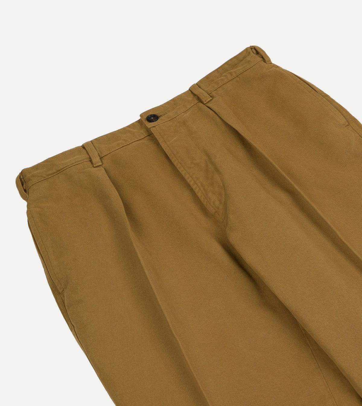 Tan Moleskin Twill Games Trousers