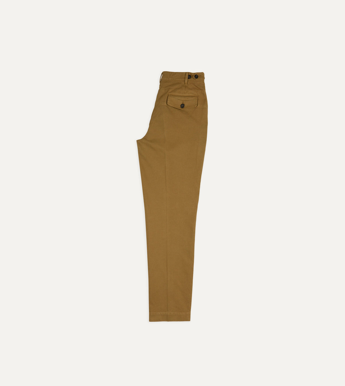 Tan Moleskin Twill Games Trousers