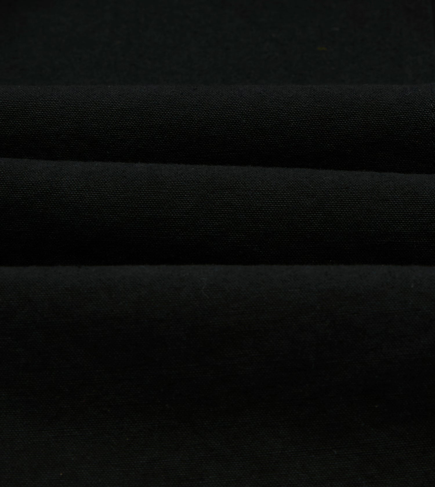 Black Cotton-Linen Games Trouser