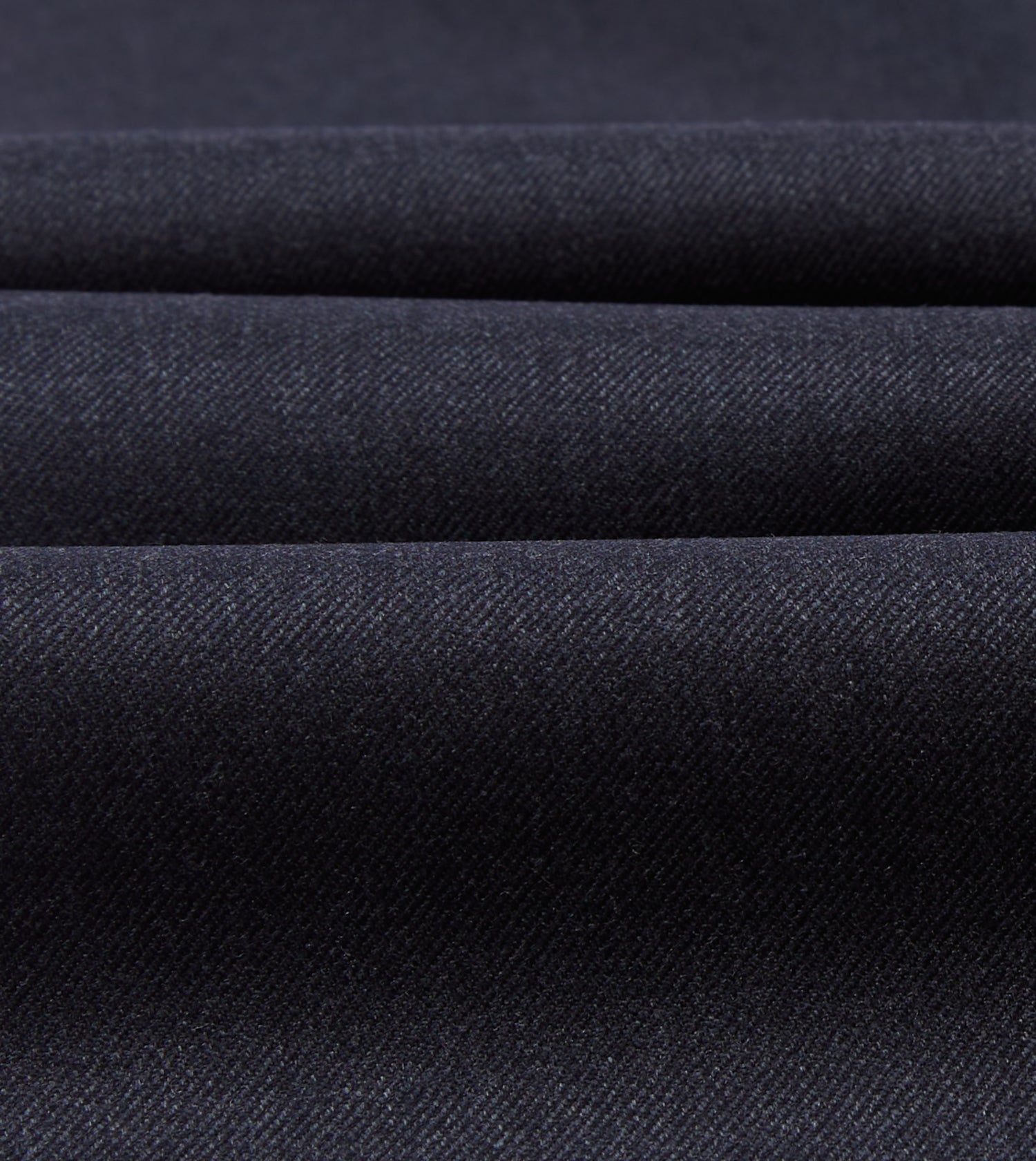 Grey Worsted Wool Single Pleat Trouser