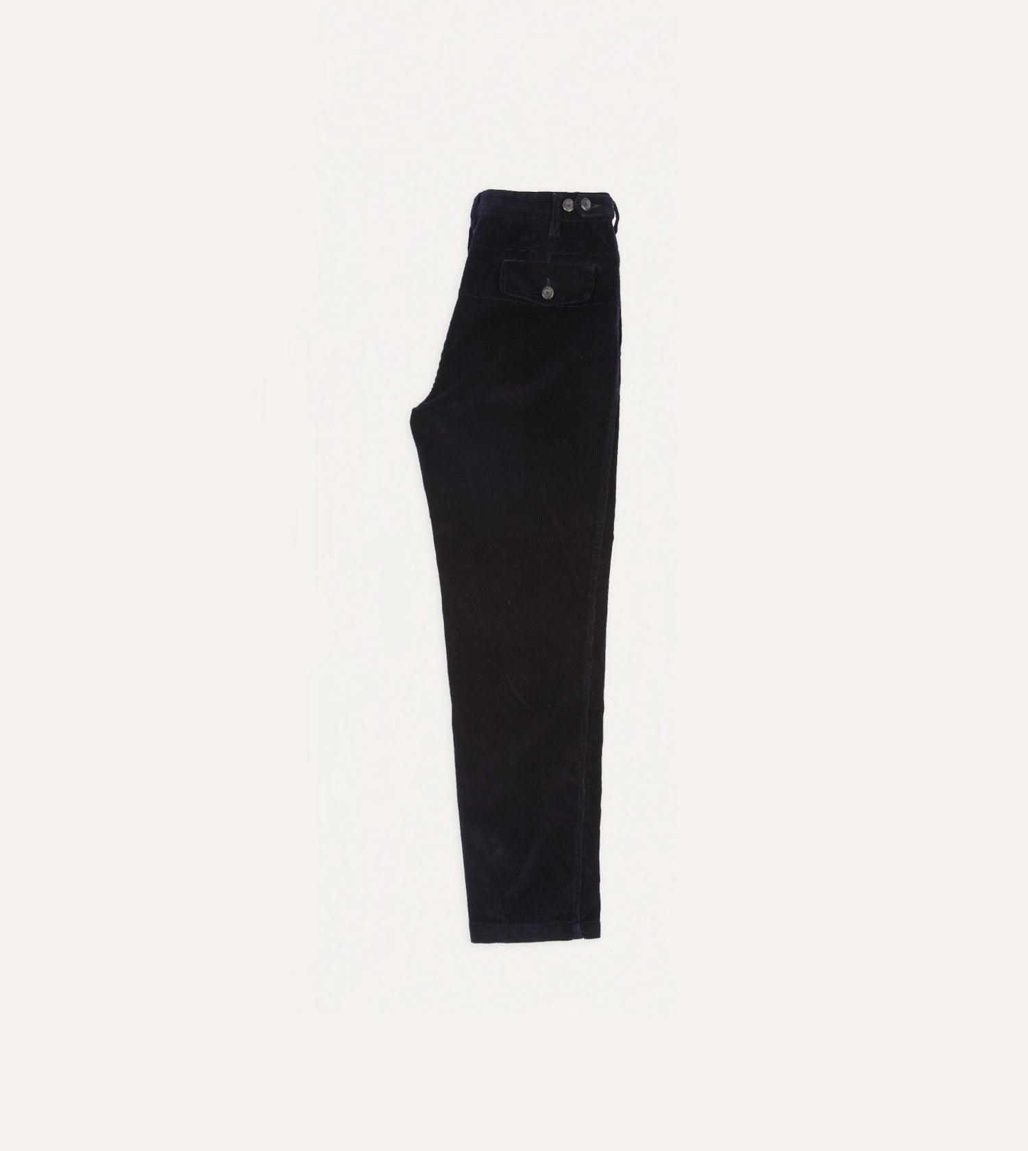 Navy Cotton Corduroy Games Trousers