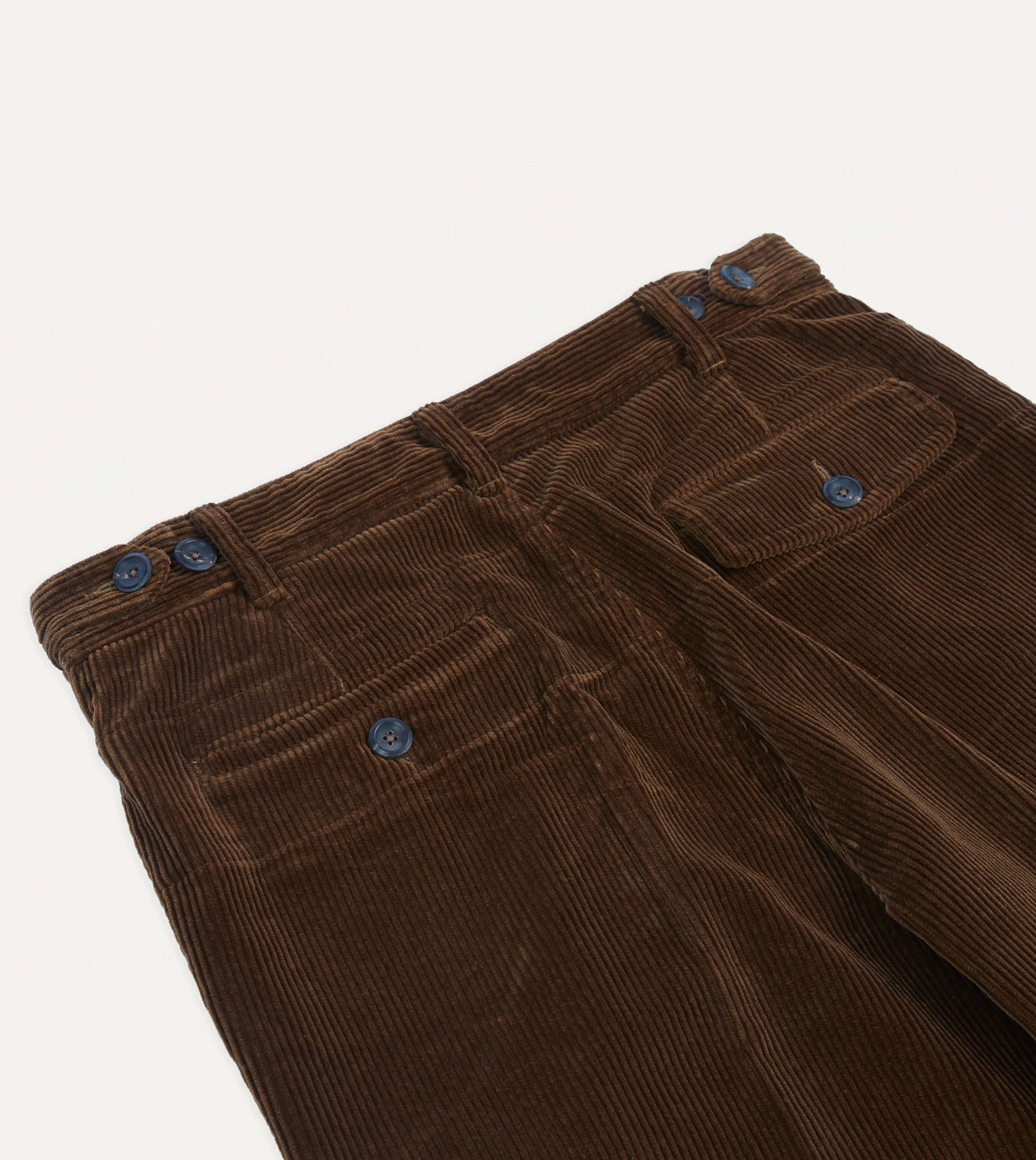 Russet Cotton Corduroy Games Trousers – Drakes US