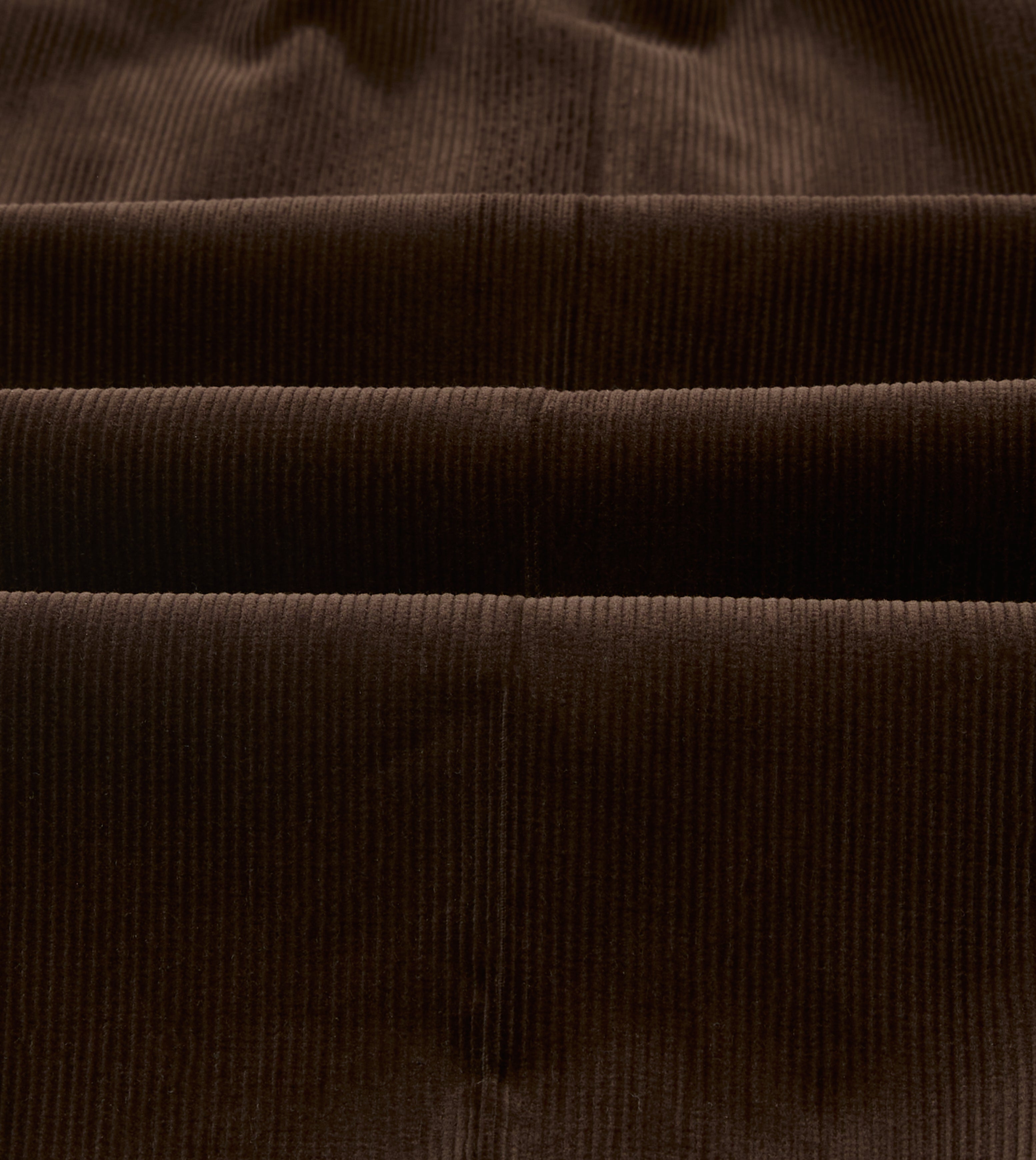 Brown Mid-Wale Corduroy Single Pleat Trouser – Drakes US