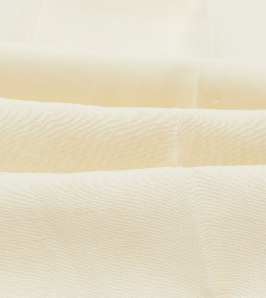 Ecru Irish Linen Single Pleat Trouser