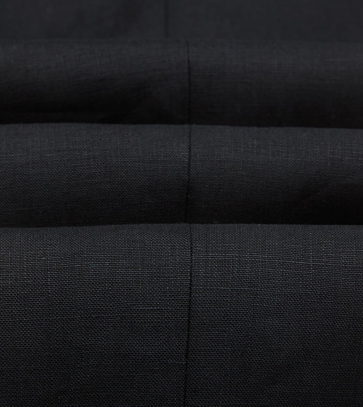 Black Irish Linen Tailored Jacket