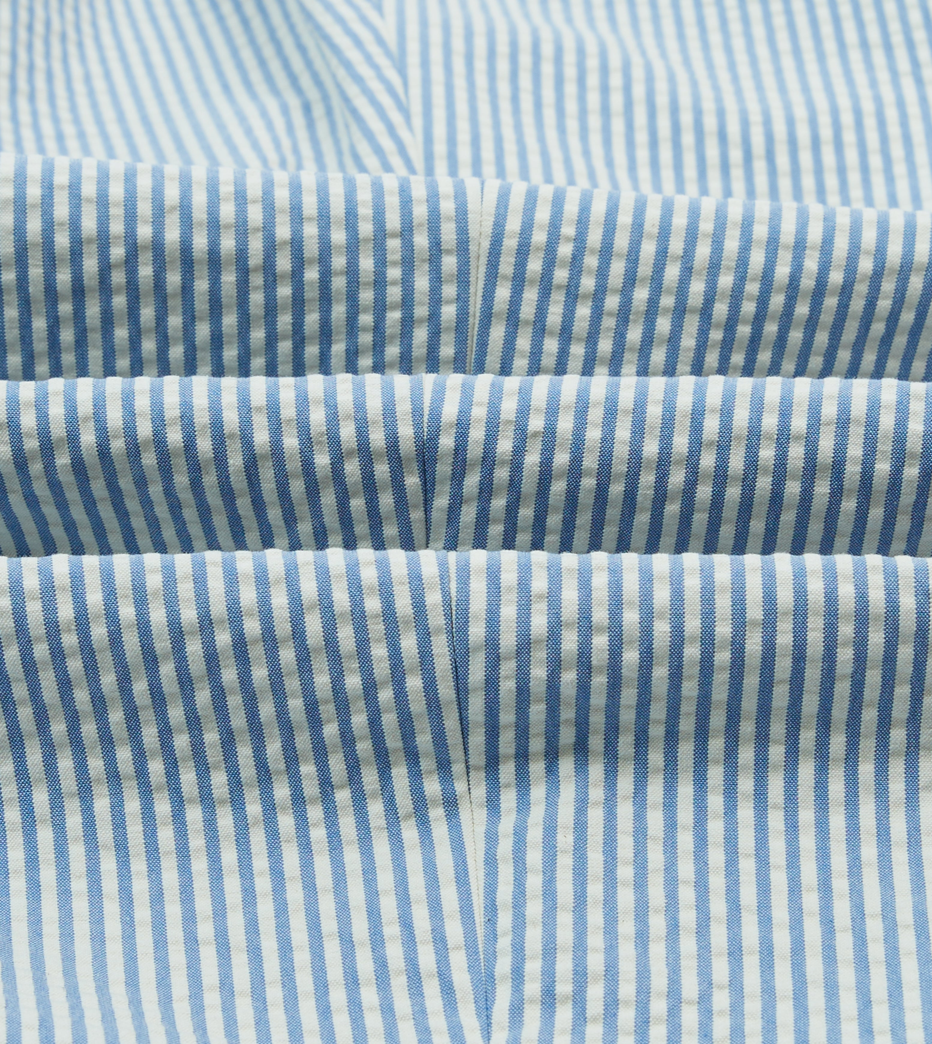 Seersucker Cotton Single Pleat Trouser