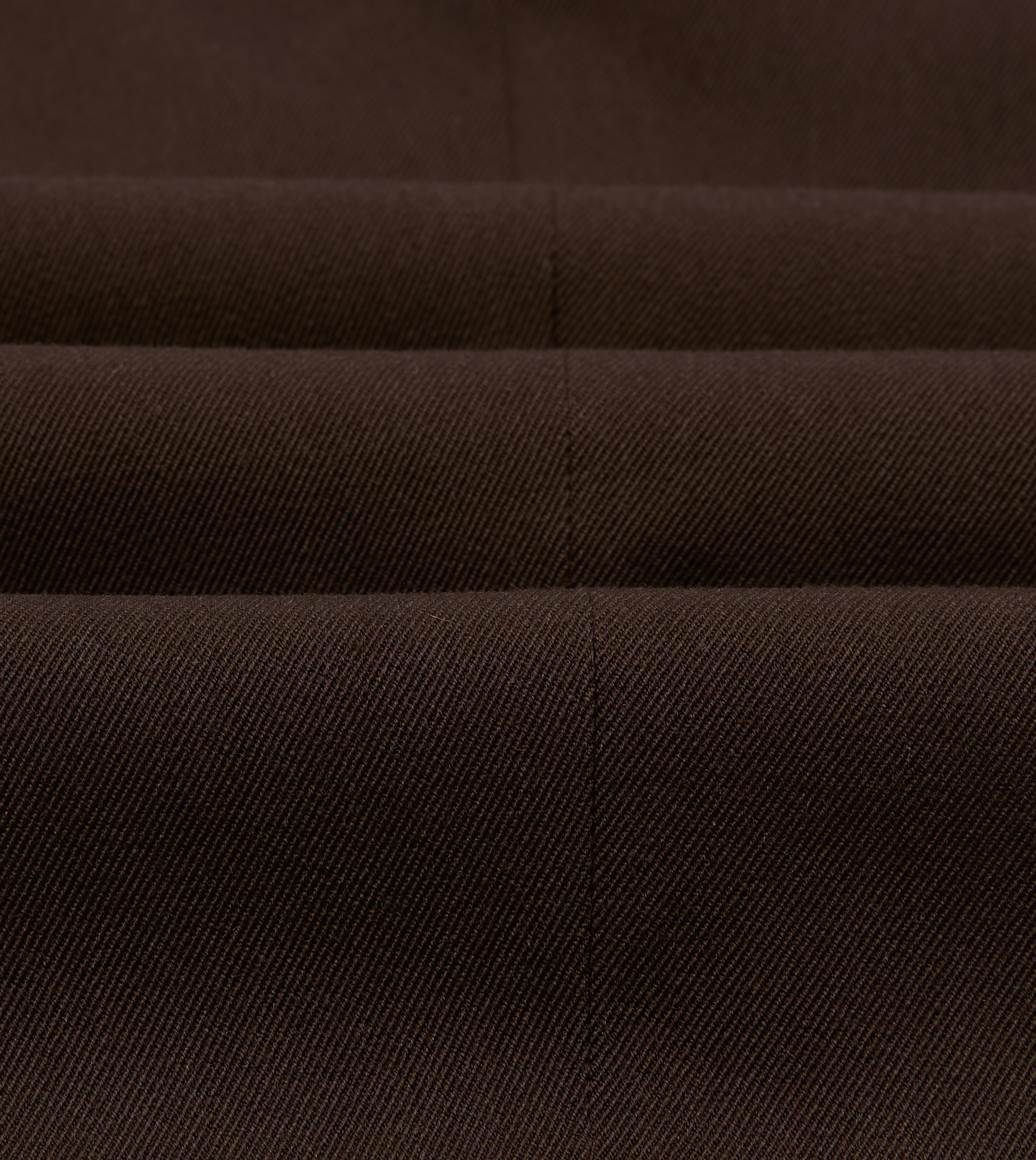 Brown Wool-Cotton Single Pleat Trouser – Drakes US