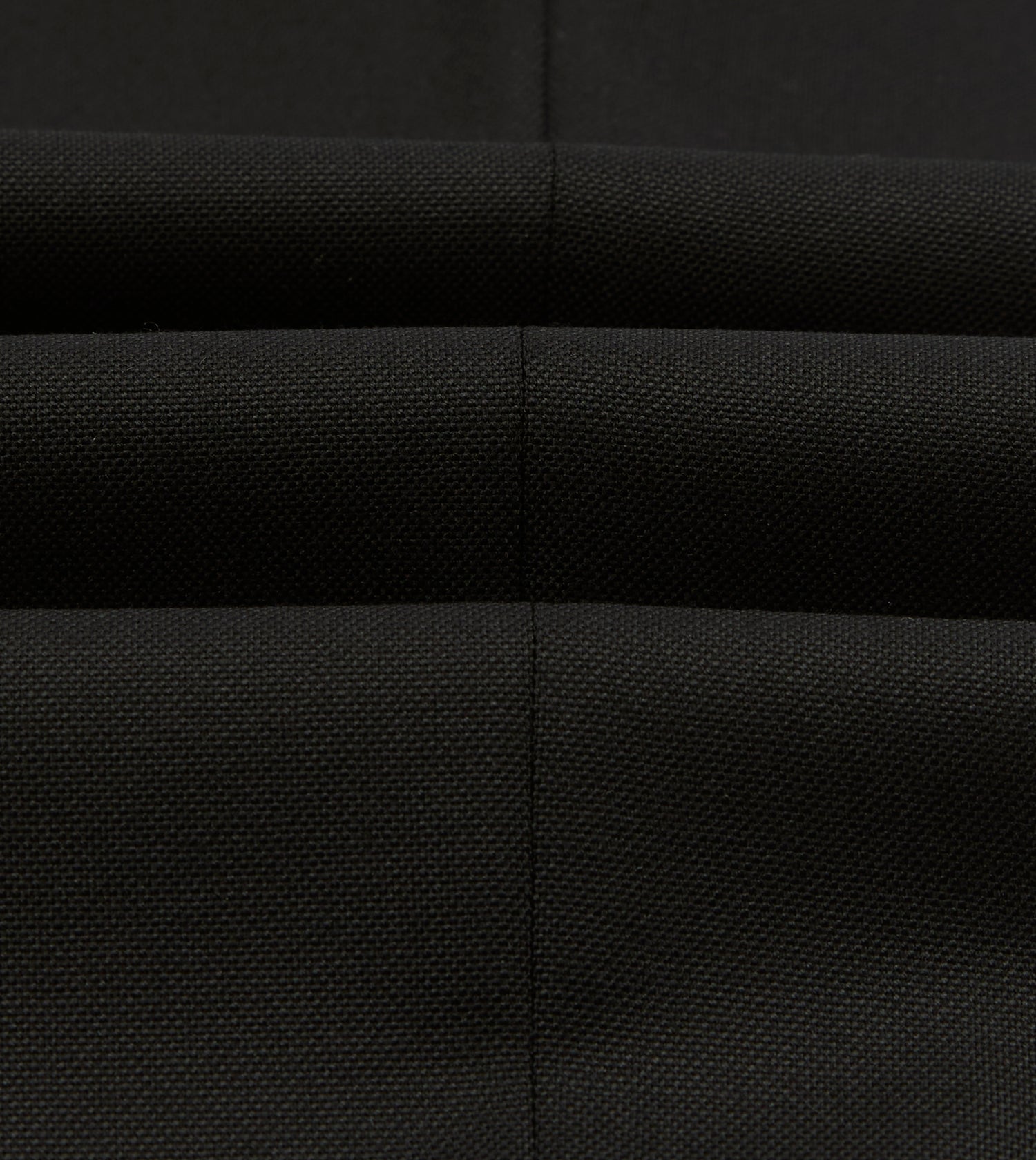Black Fresco® Wool Single-Pleat Trouser