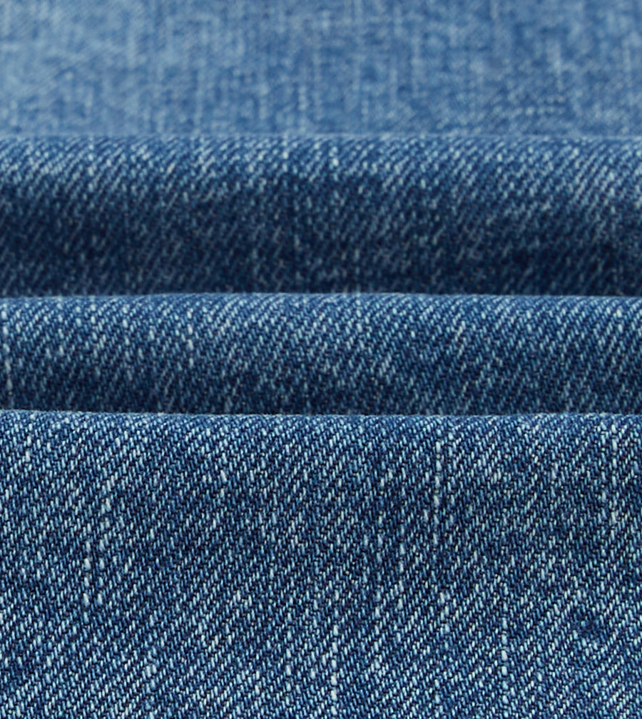 Stone Wash 12.7oz Selvedge Denim Five-Pocket Shorts