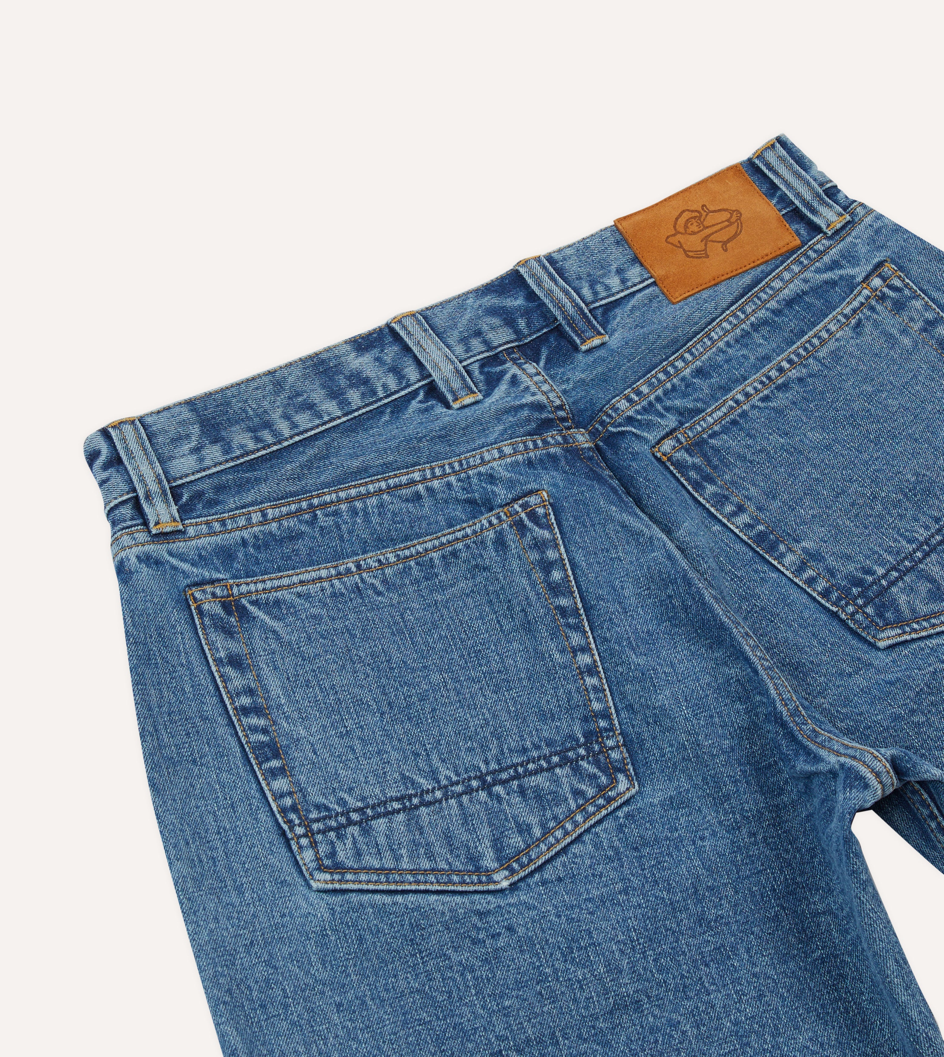 Stone Wash 12.7oz Selvedge Denim Five-Pocket Shorts – Drakes US