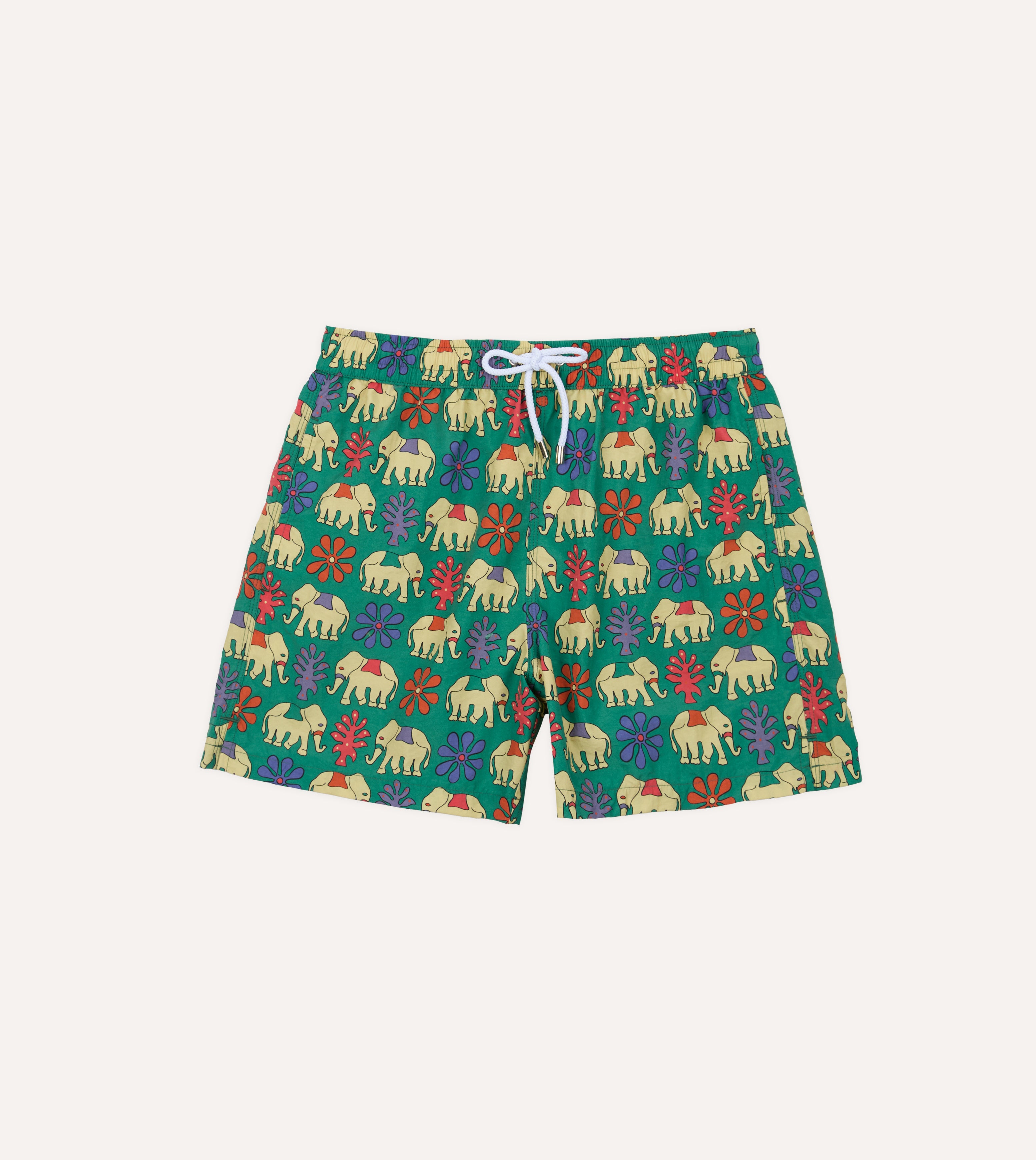 ストライプワイドショーツ the elephant orimi sullen Elephant Print Nylon Drawstring Swim Shorts – Drakes US