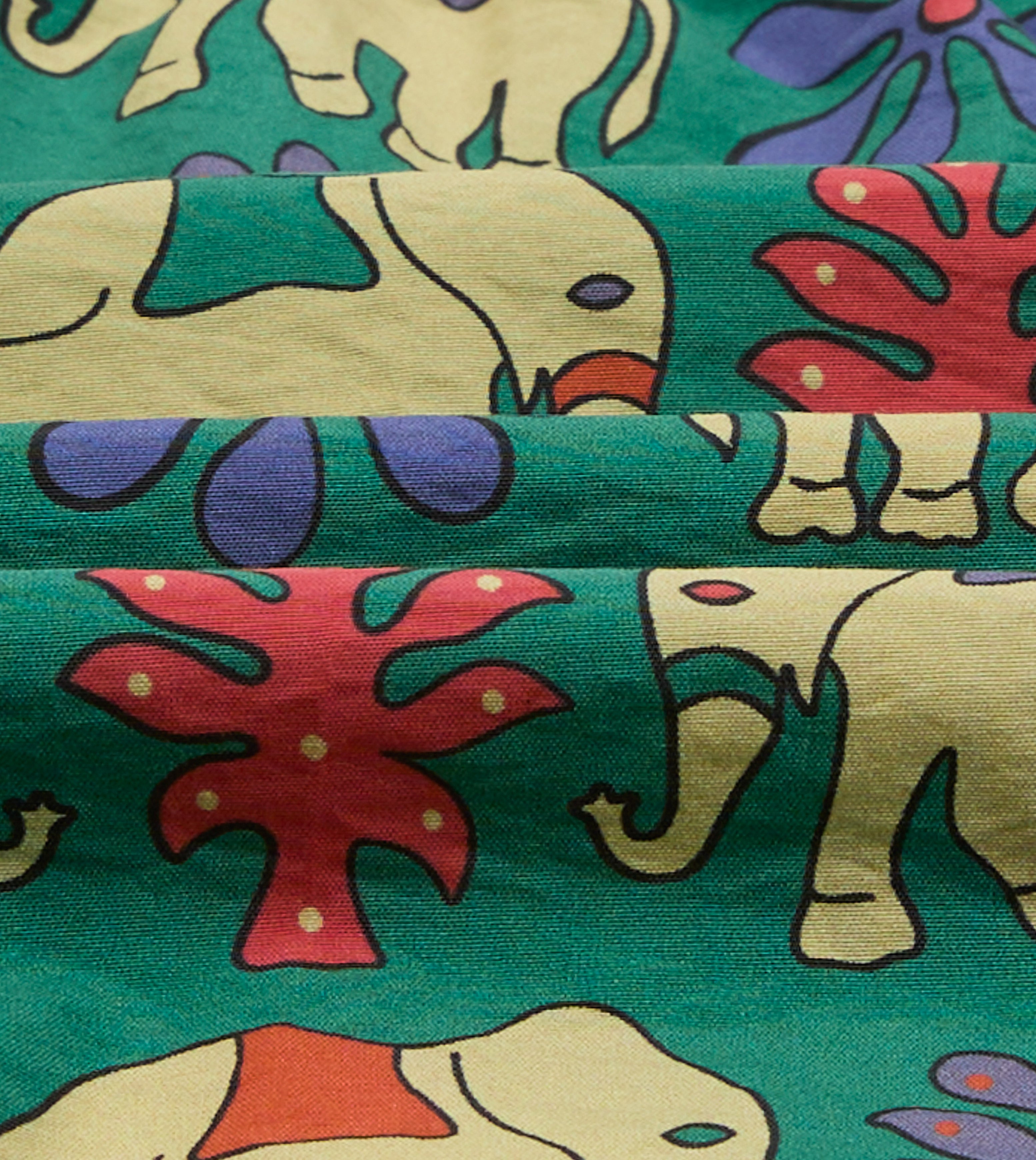 Elephant Print Nylon Drawstring Swim Shorts – Drakes US