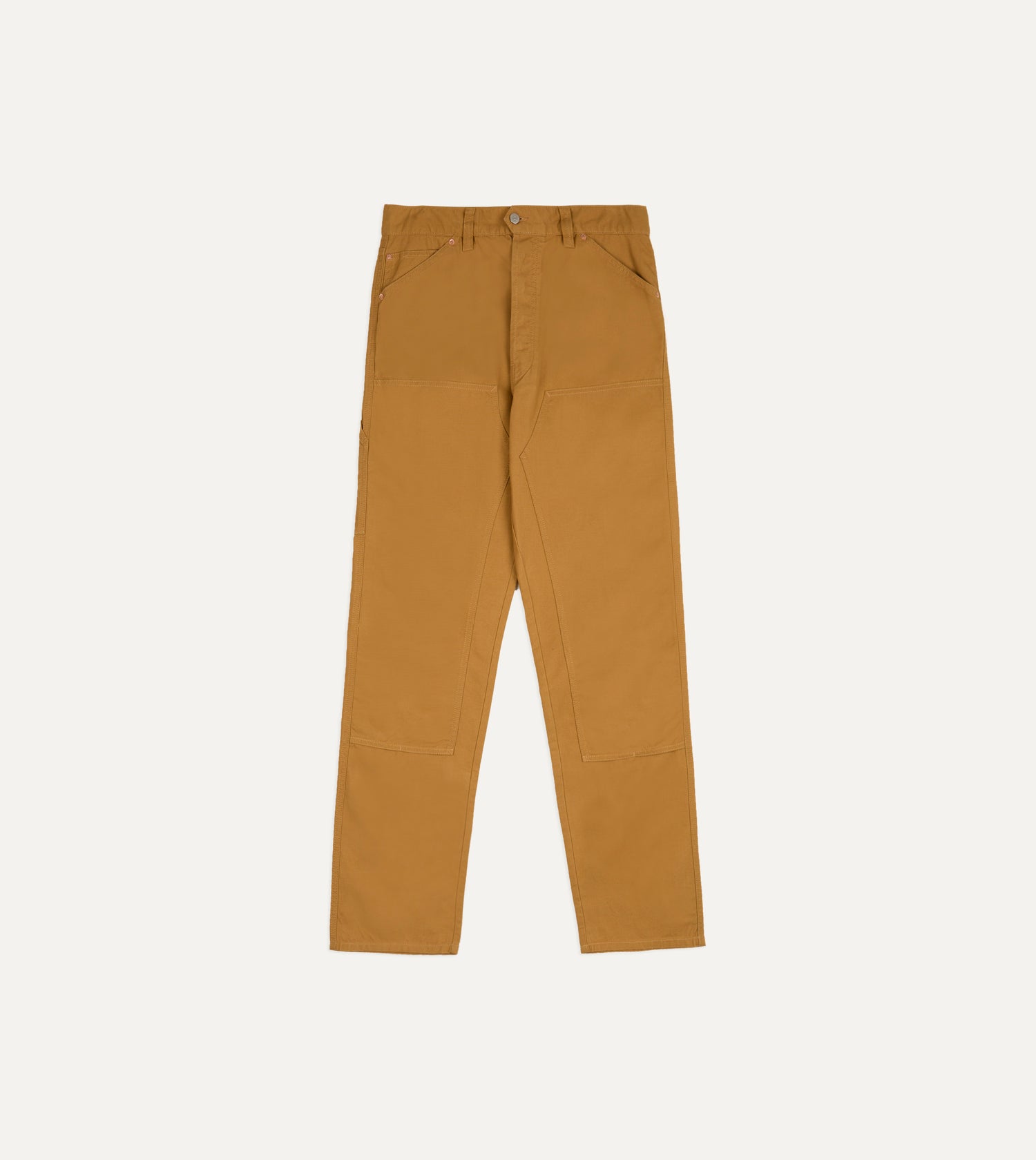 Mustard Cotton Canvas Carpenter Pant