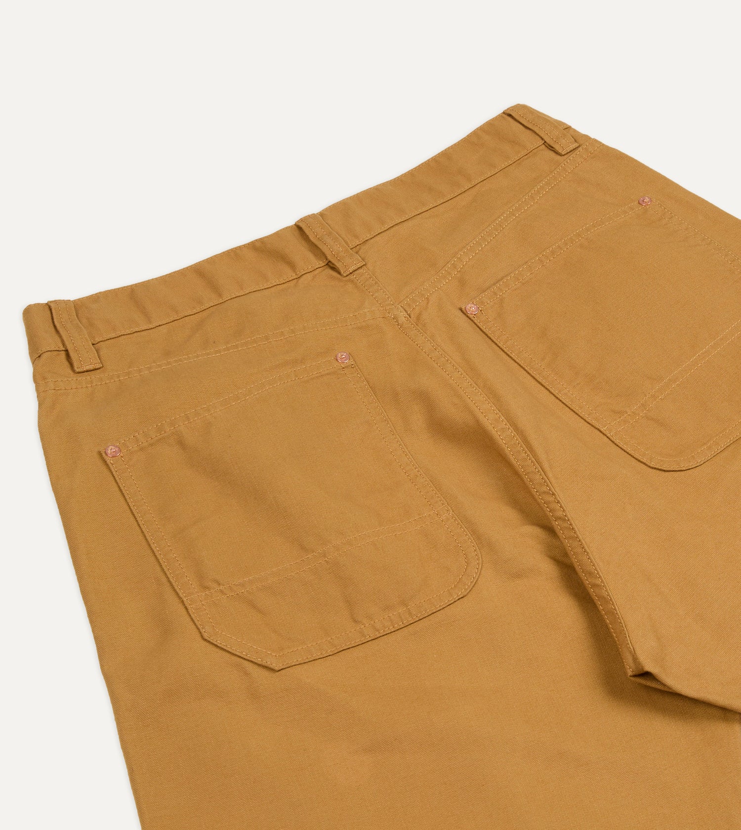 Mustard Cotton Canvas Carpenter Pant