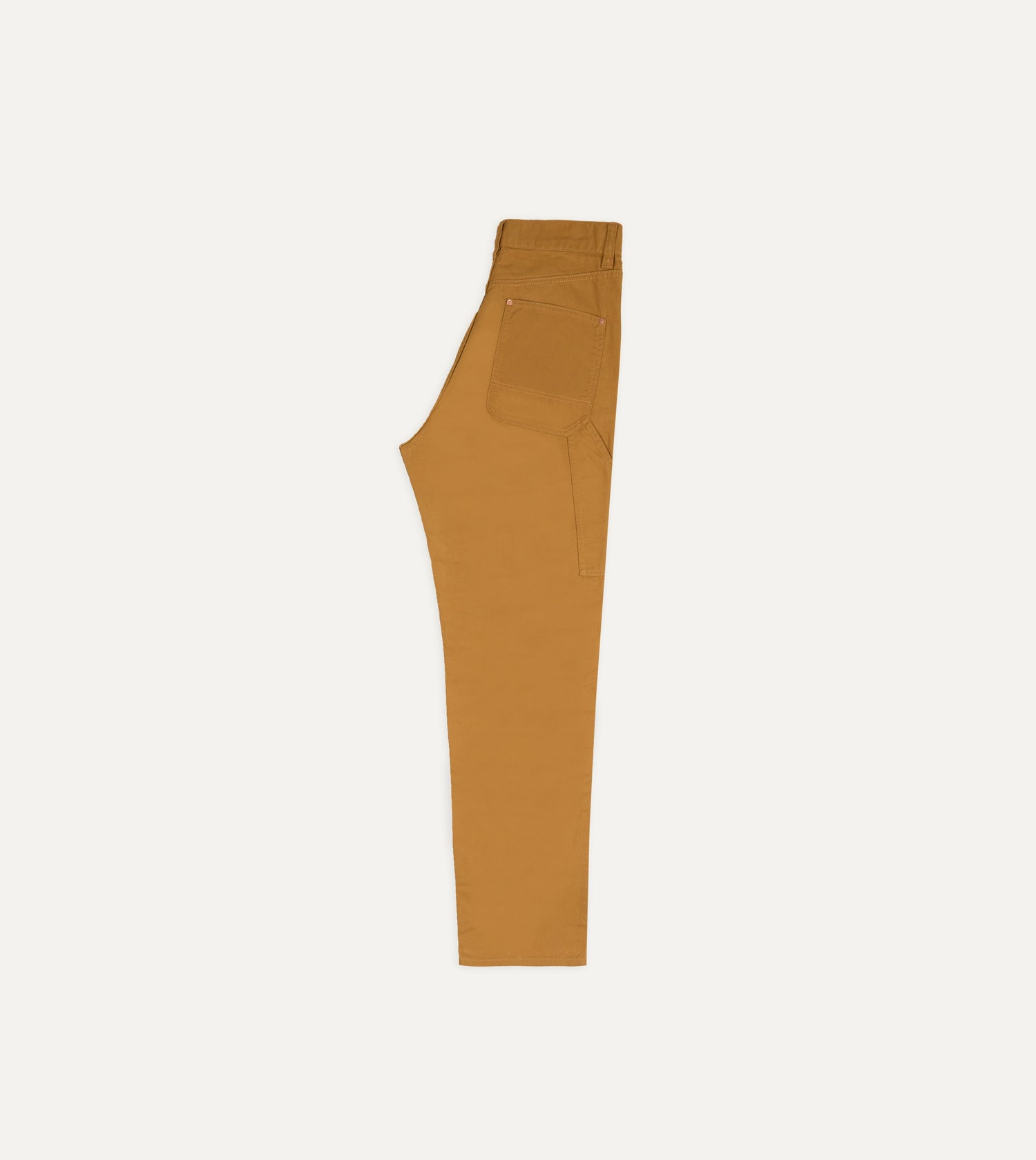 Mustard Cotton Canvas Carpenter Pant