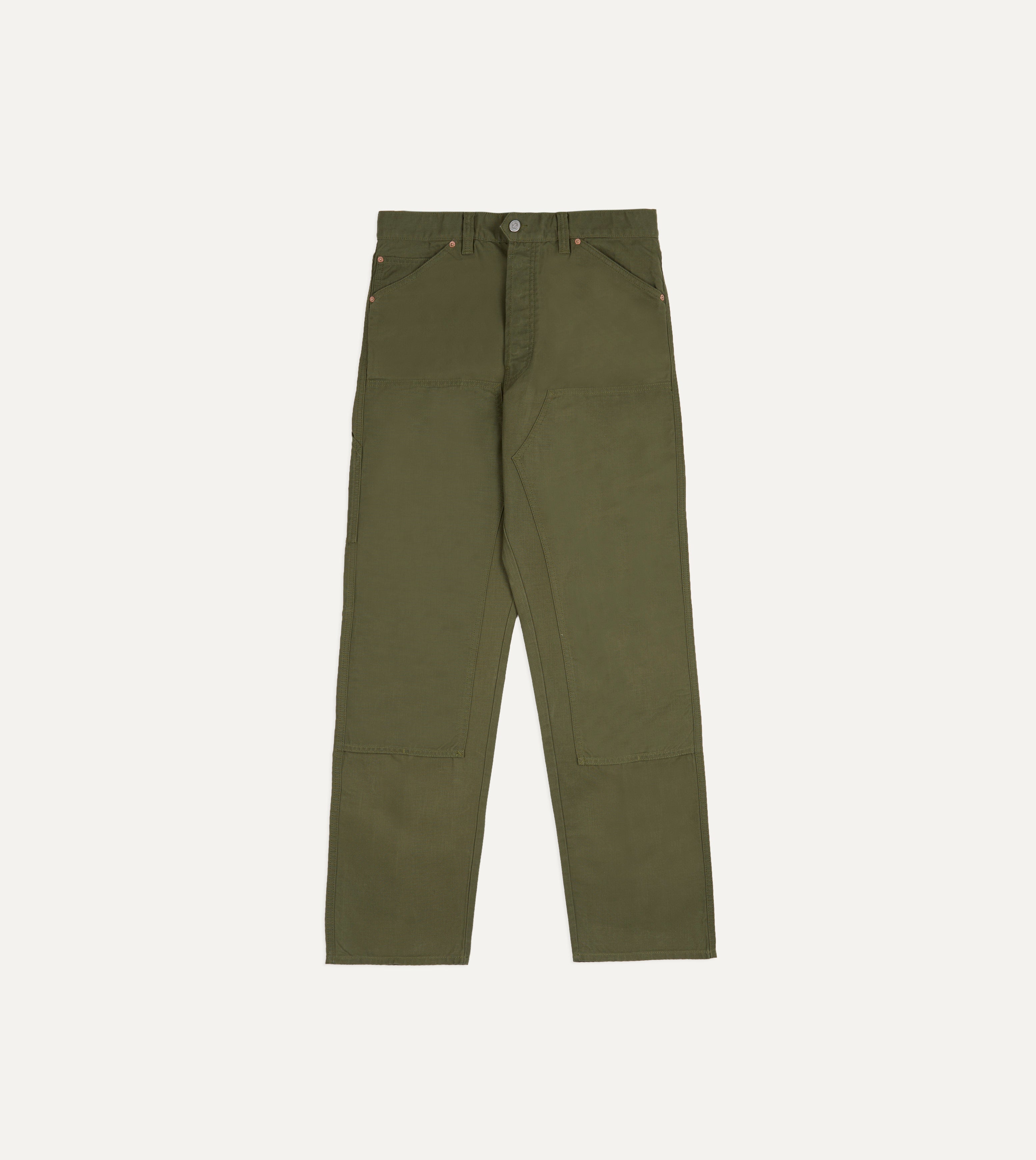 【オリーブ（37）】Morris Canvas Carpenter Pant Canvas Carpenter Pants - Olive