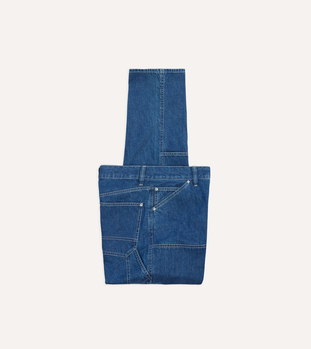 Stone Wash Selvedge Denim Carpenter Pant – Drakes US