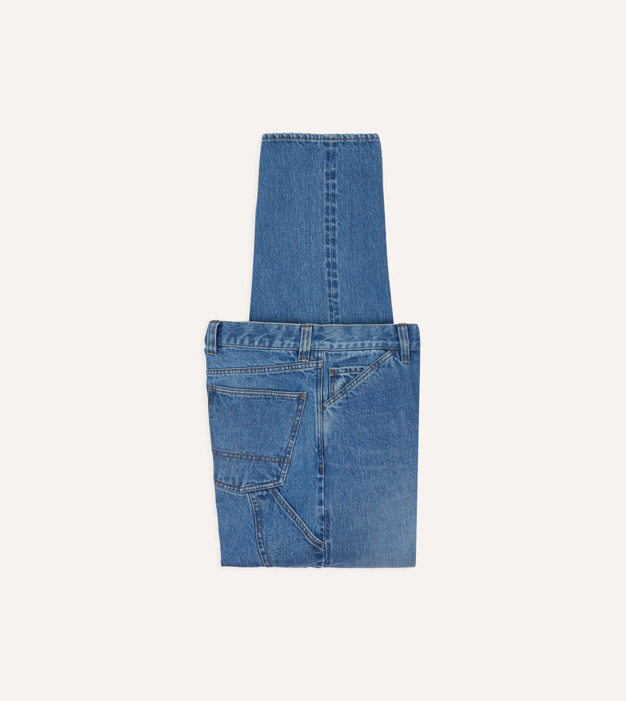 Custom Wash 14.2oz Selvedge Denim Painter Pants