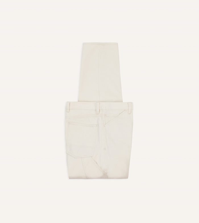 Ecru 12.7oz Selvedge Denim Painter Pants