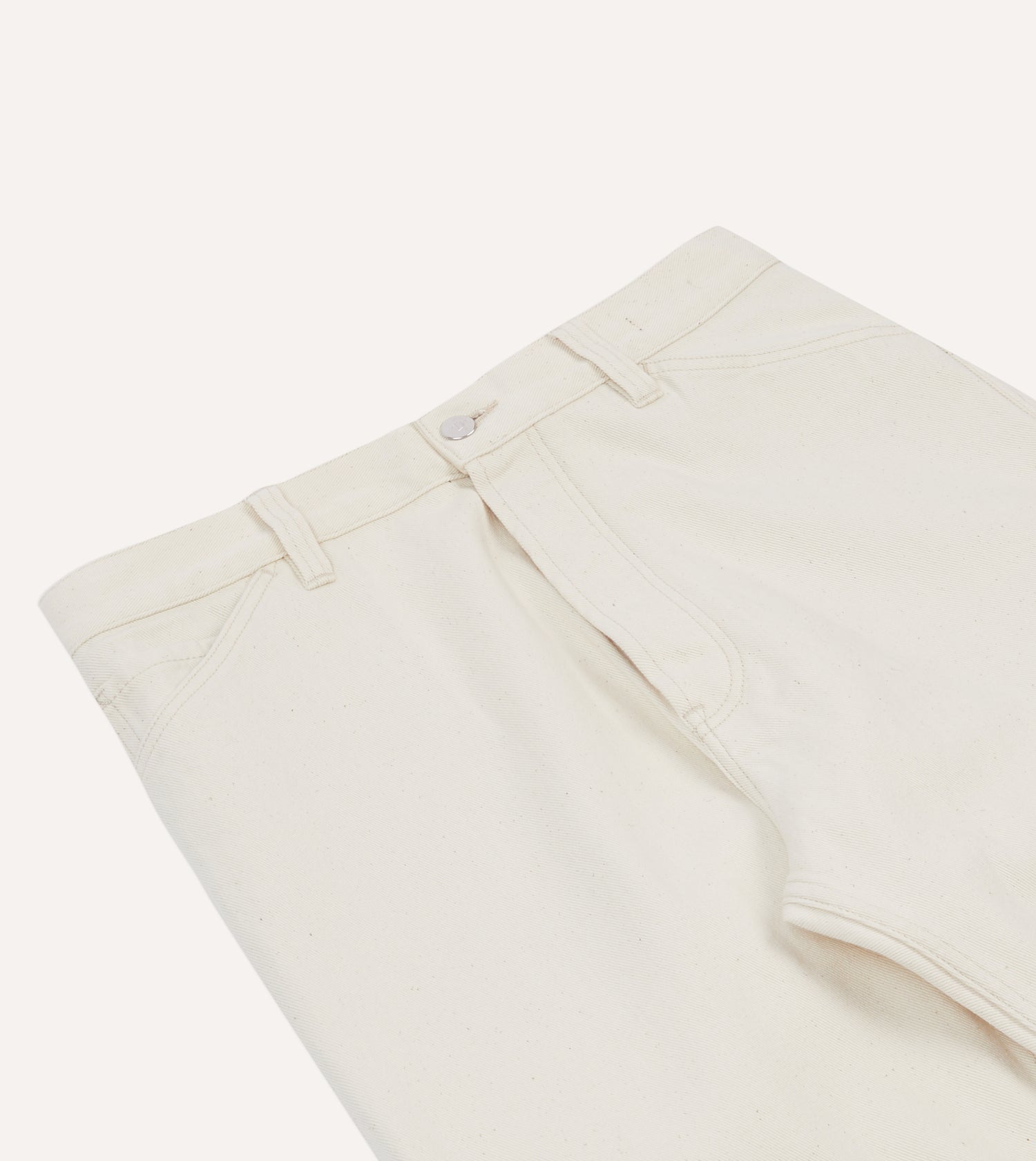 Ecru 12.7oz Selvedge Denim Painter Pants