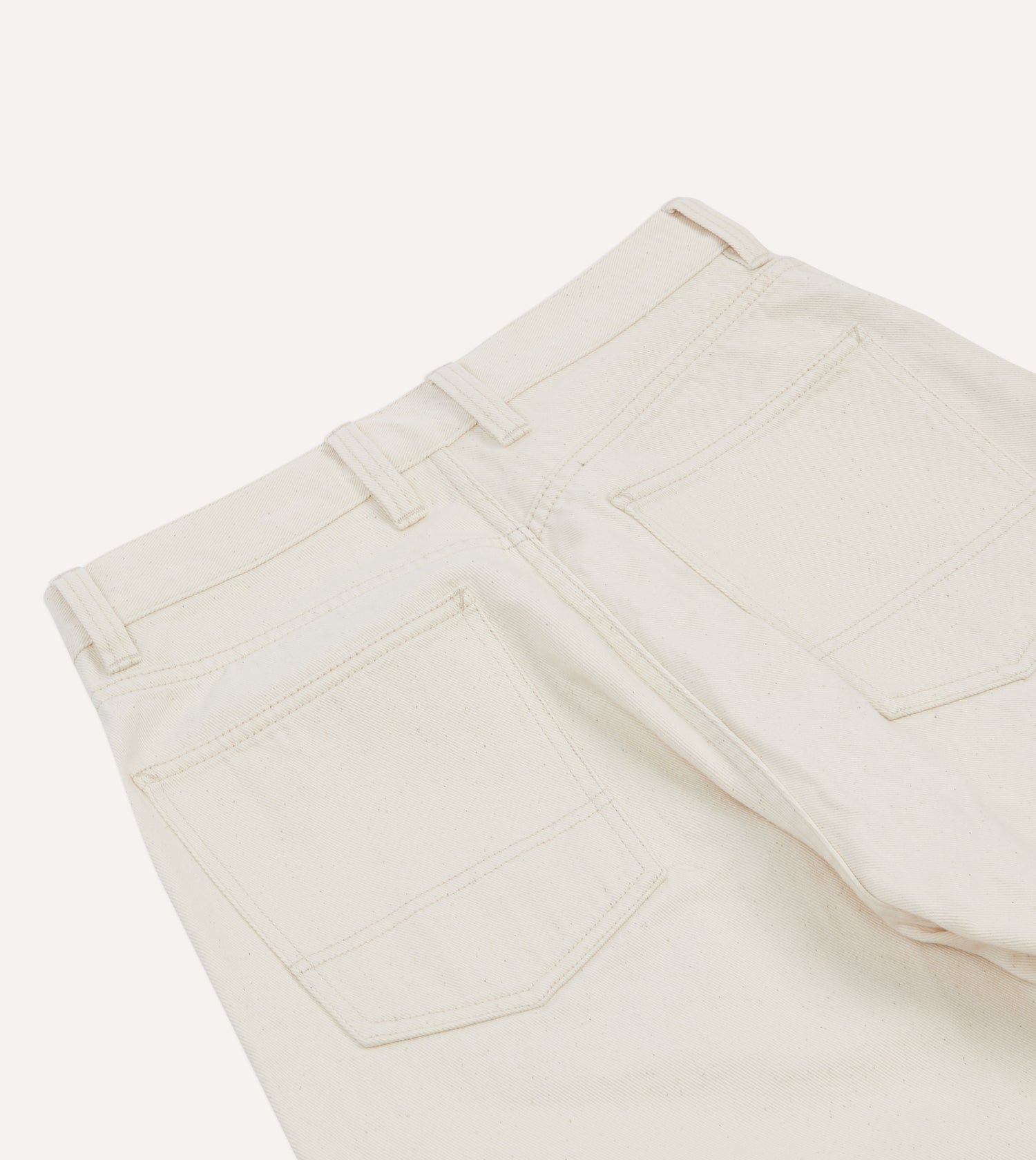 Ecru 12.7oz Selvedge Denim Painter Pants