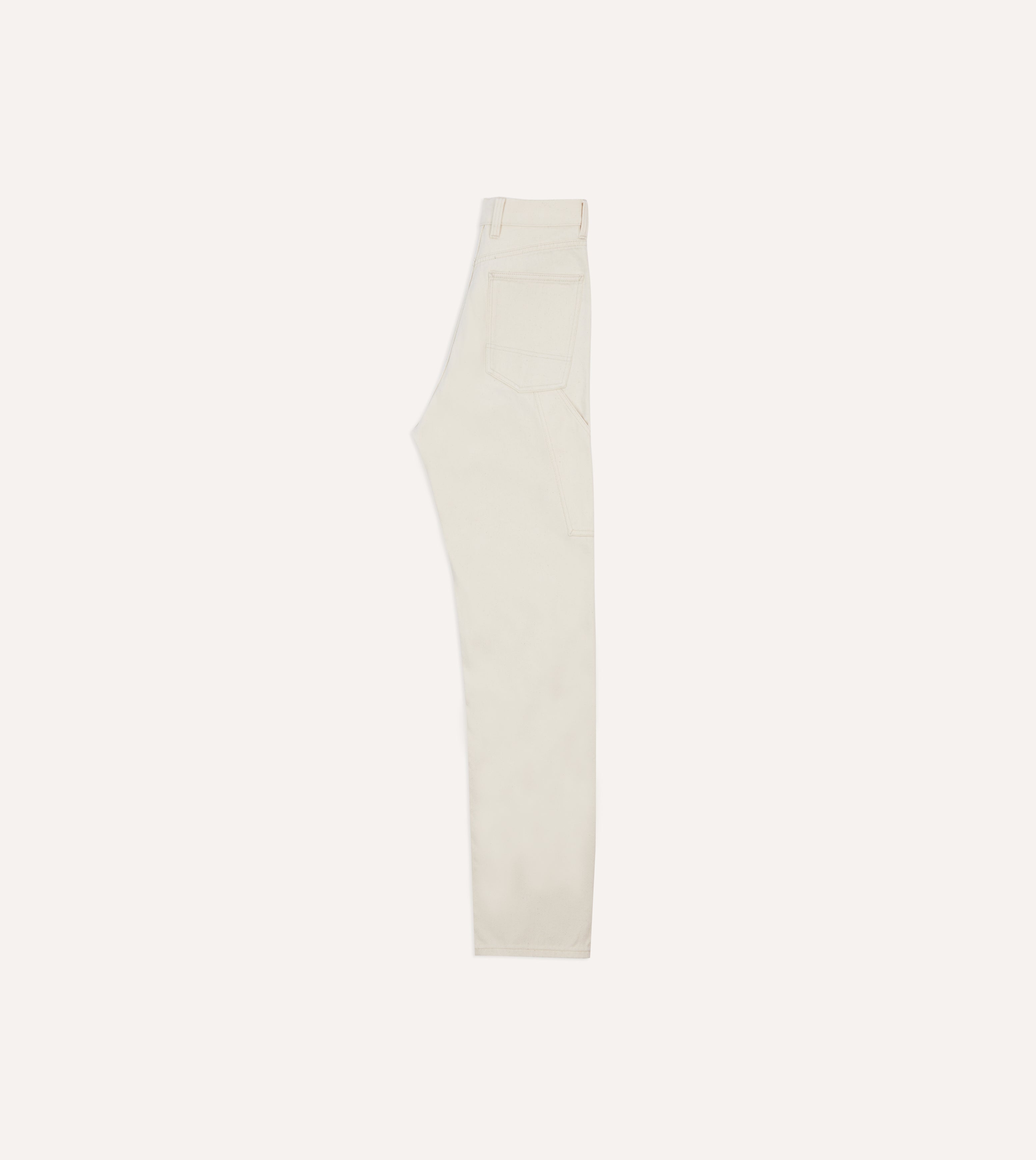 Ecru 12.7oz Selvedge Denim Painter Pants